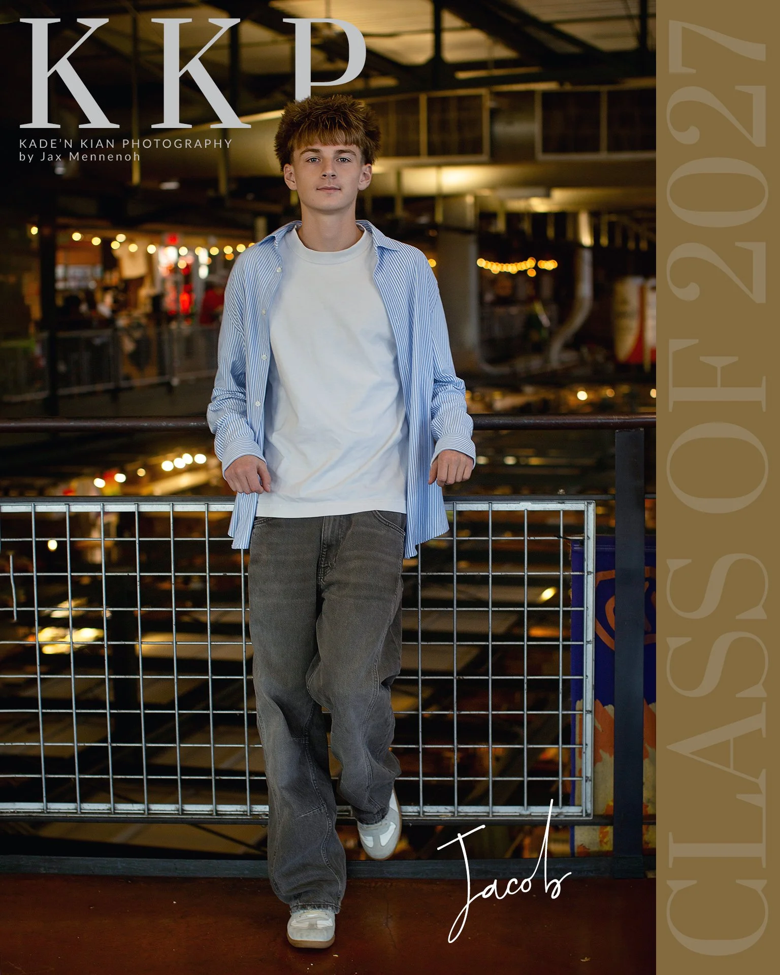 I feel so lucky to have yet another senior in front of my lens who I&rsquo;ve known since kindergarten! 🥹

Jacob knew exactly where he wanted to go for his first location, Milwaukee Public Market! It was bustling, but we managed to work our way arou