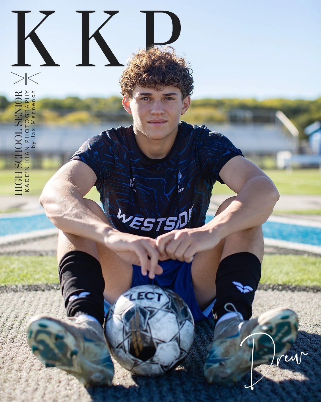 Lucky to photograph yet another one of my favorite senior soccer players this season! ⚽️

Perfectly clear skies for Drew&rsquo;s field session, and he absolutely owned it. 🔥 

Excited to share more from his session soon!

#FAB5 #SeniorYear #ClassOf2