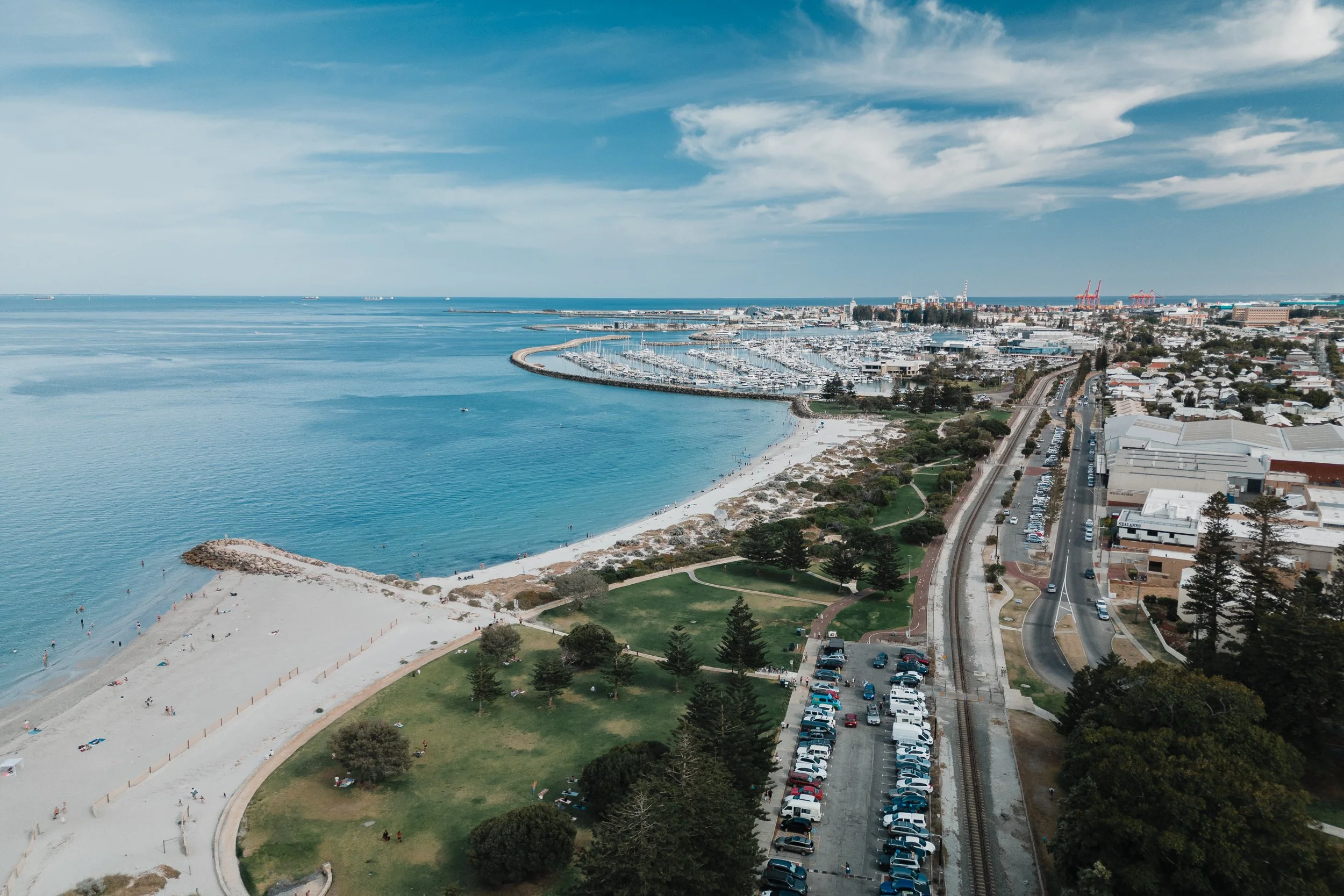 South Beach Fremantle Aerial 