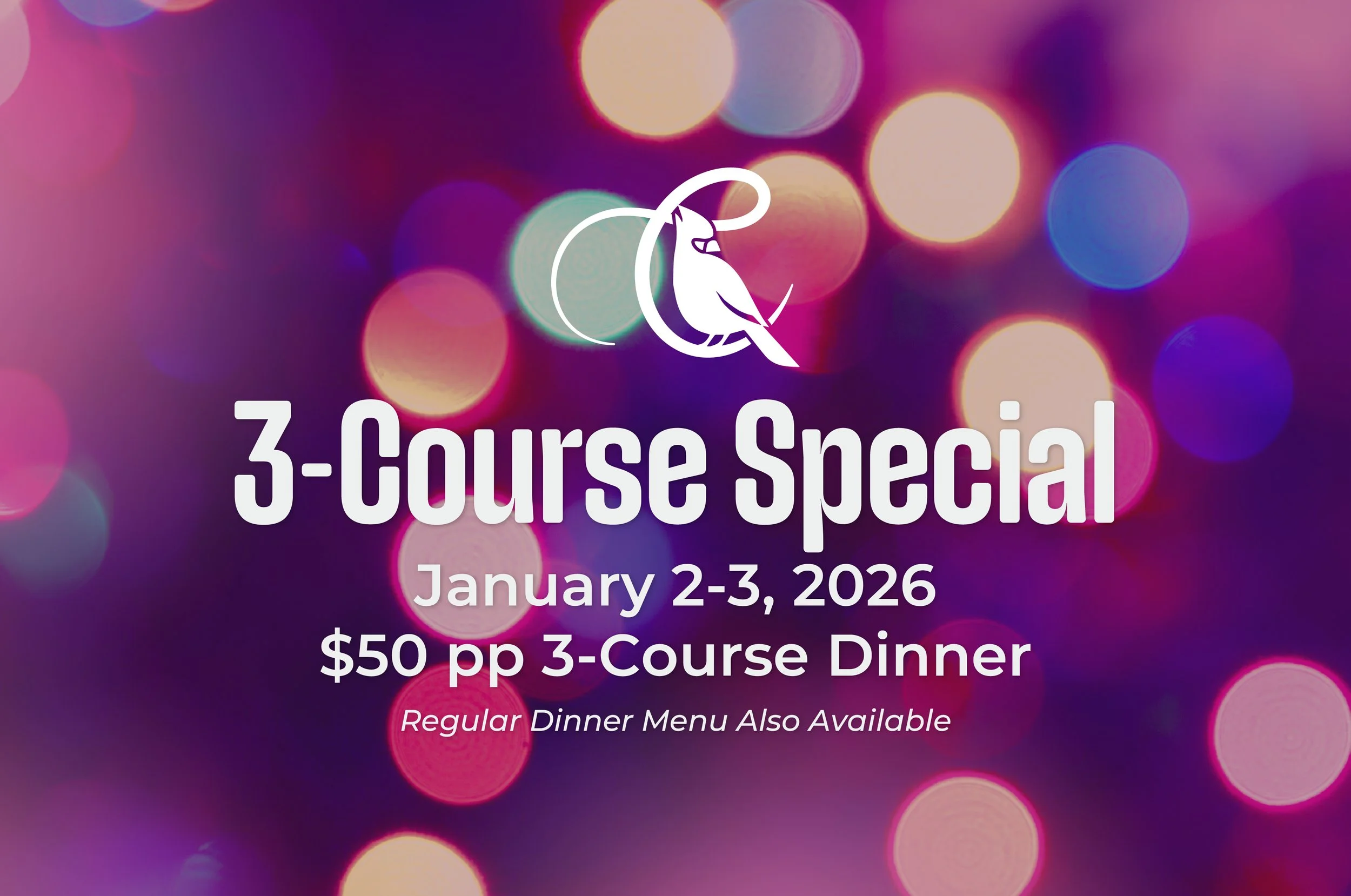 🎊 Special 3-Course Menu
