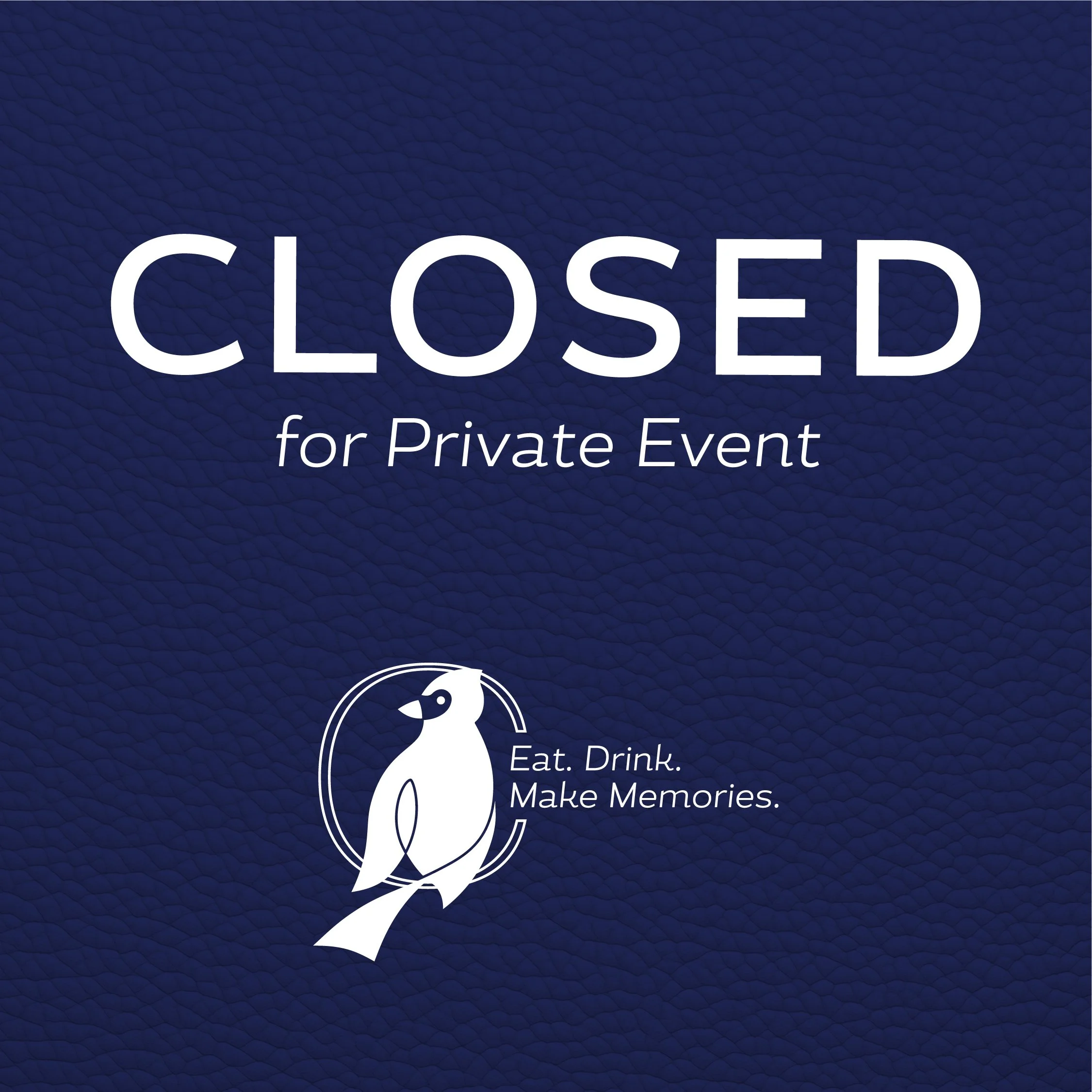 Closed for Private Event