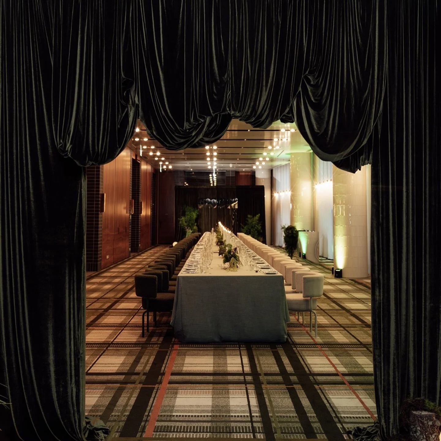 NOTHING WITHOUT INTENT 

Elevated. Refined. Seamlessly executed.

Every element &mdash; from palette to placement &mdash; curated with intention to create a cohesive and immersive guest experience.

A palate cleanser before each course.
Mirrored silv