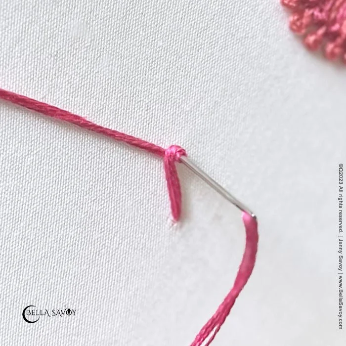 Pistil Stitch Embroidery Stitch Tutorial — Bella Savoy