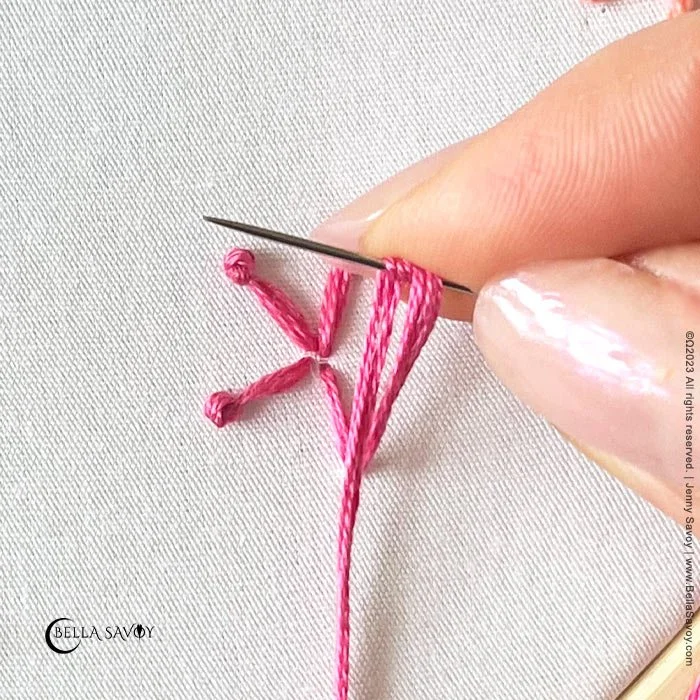 Pistil Stitch Embroidery Stitch Tutorial — Bella Savoy