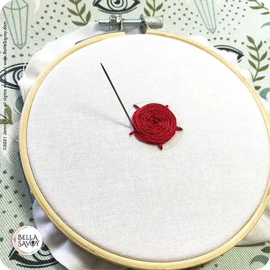 Woven Wheel Stitch Tutorial — Bella Savoy