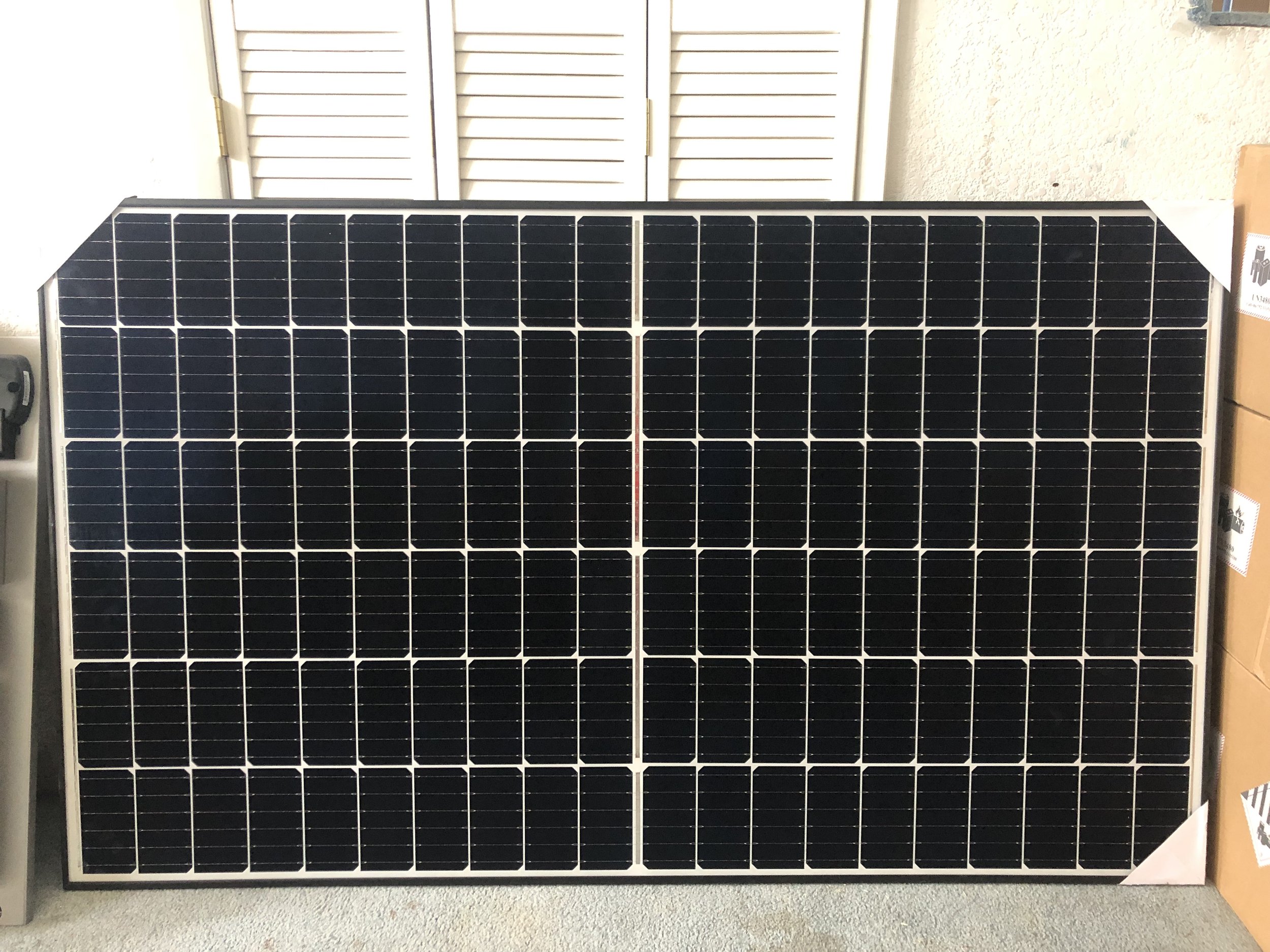 Solar Array pre-installation