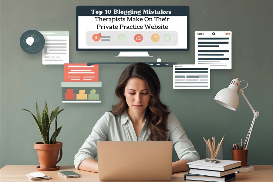 Top 10 Blogging Mistakes Therapists Make On Their Private Practice Website