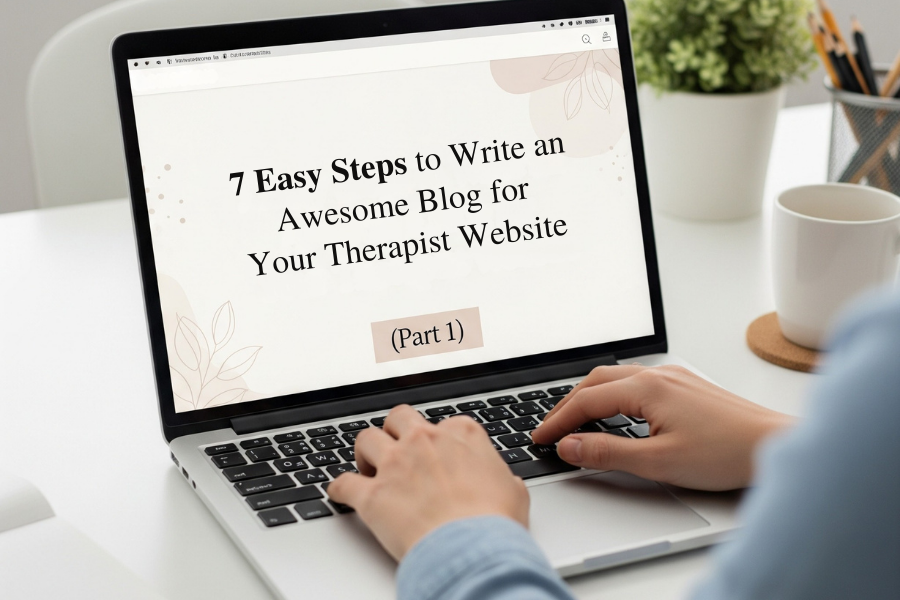 7 Easy Steps to Write an Awesome Blog for Your Therapist Website (part 1)