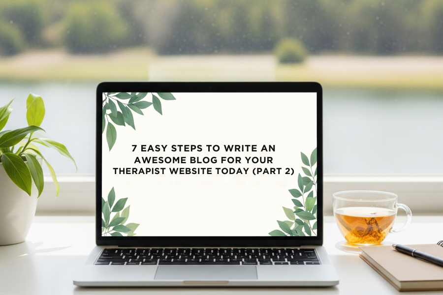7 Easy Steps to Write an Awesome Blog for Your Therapist Website Today (part 2)