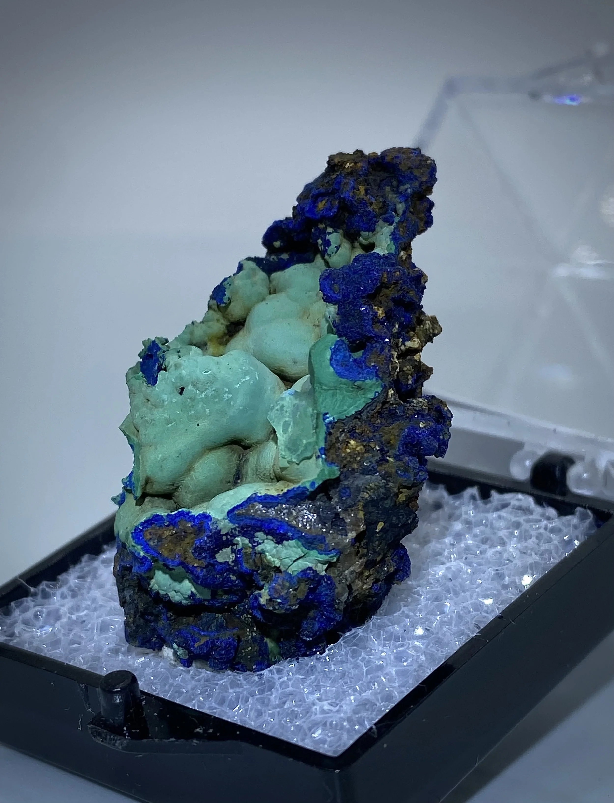 MALACHITE ON AZURITE - LILYAMA MINE, CALIFORNIA 2.jpeg