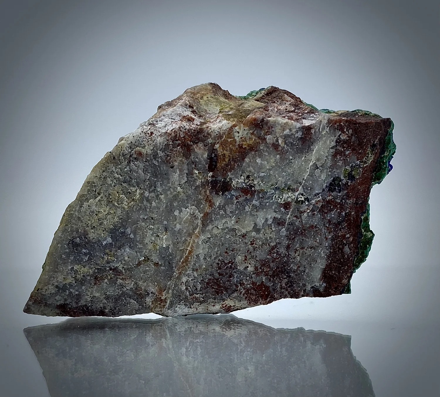 JB Gems and Minerals - Azurite on Malachite, Morenci Mine, Arizona