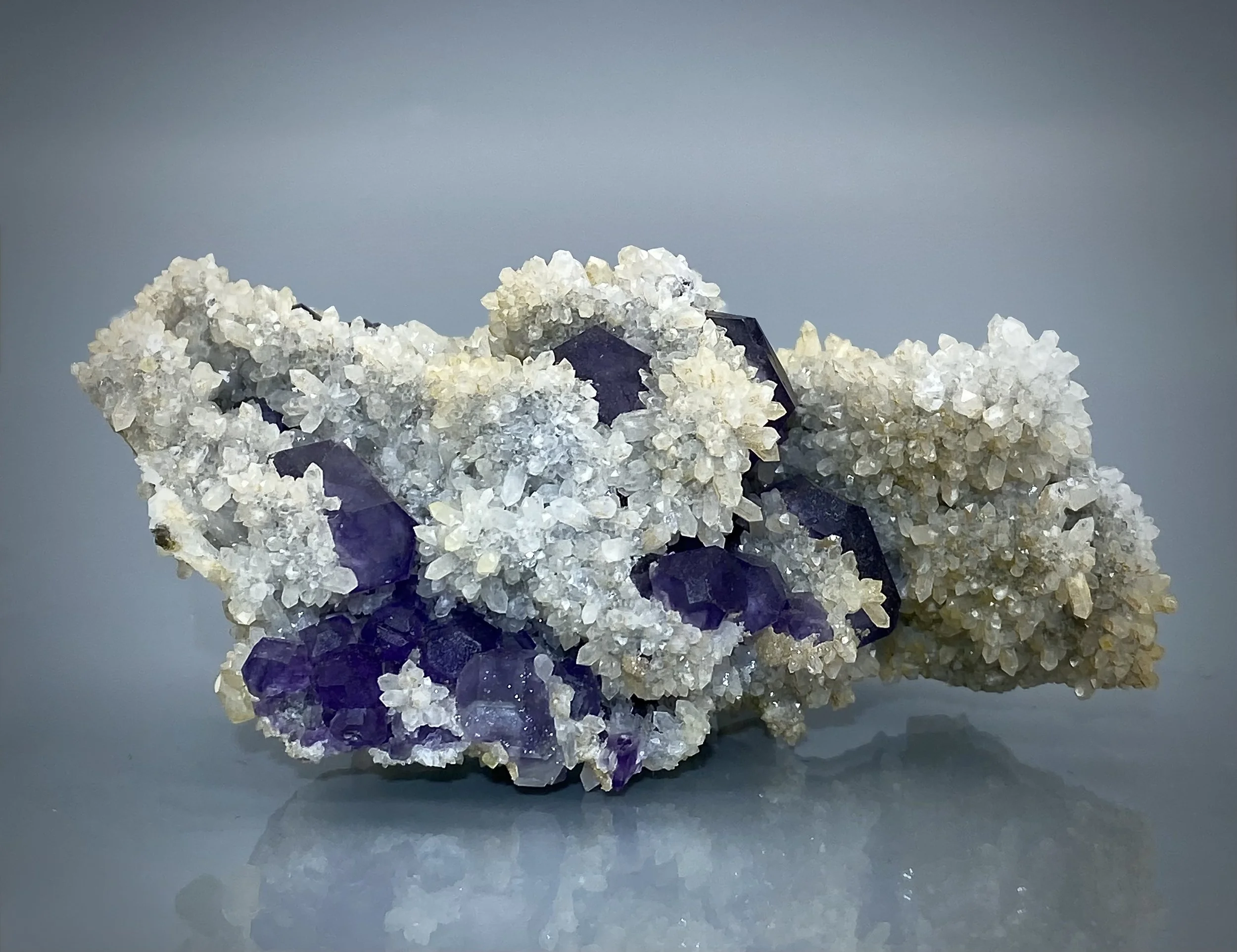 Fluorite & Quartz , China