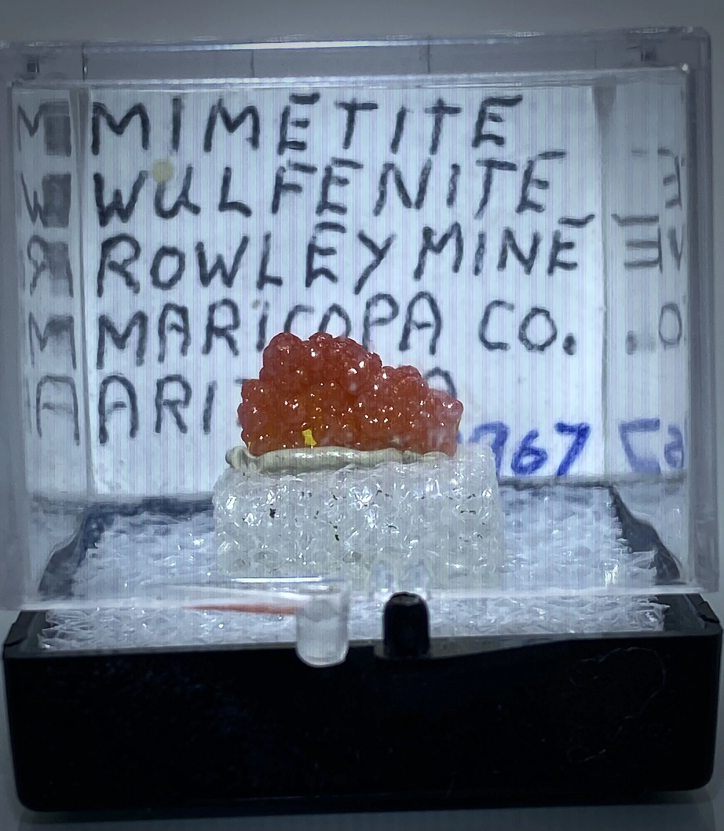 MIMETITE ON WULFENITE, ROWLEY MINE, ARIZONA 8.jpeg