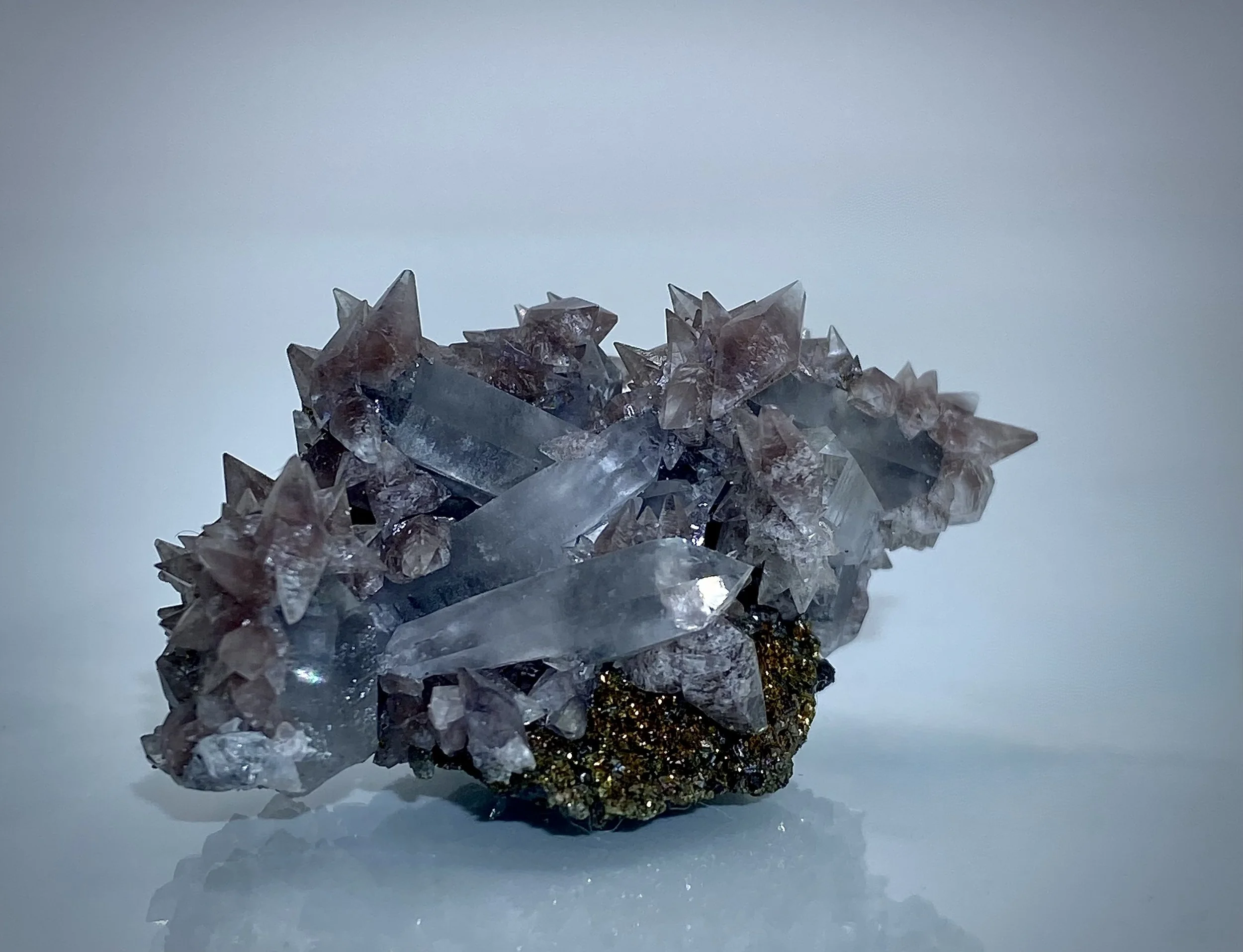 CALCITE ON QUARTZ W MARCASITE - ROADCUT N OF BELLWOOD, BRAIR CO. PENNSYLVANIA 2.jpeg