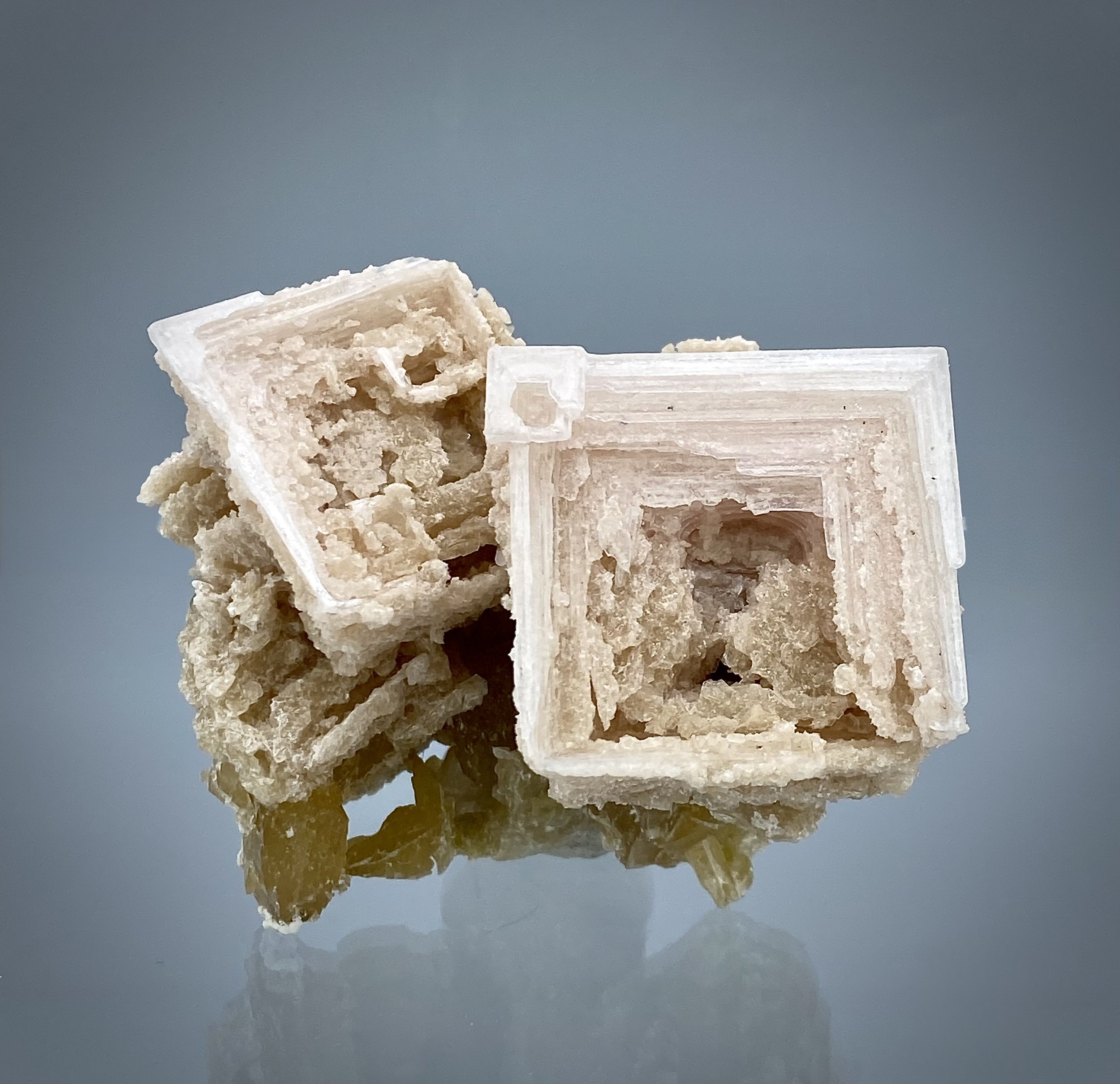 Halite on Trona