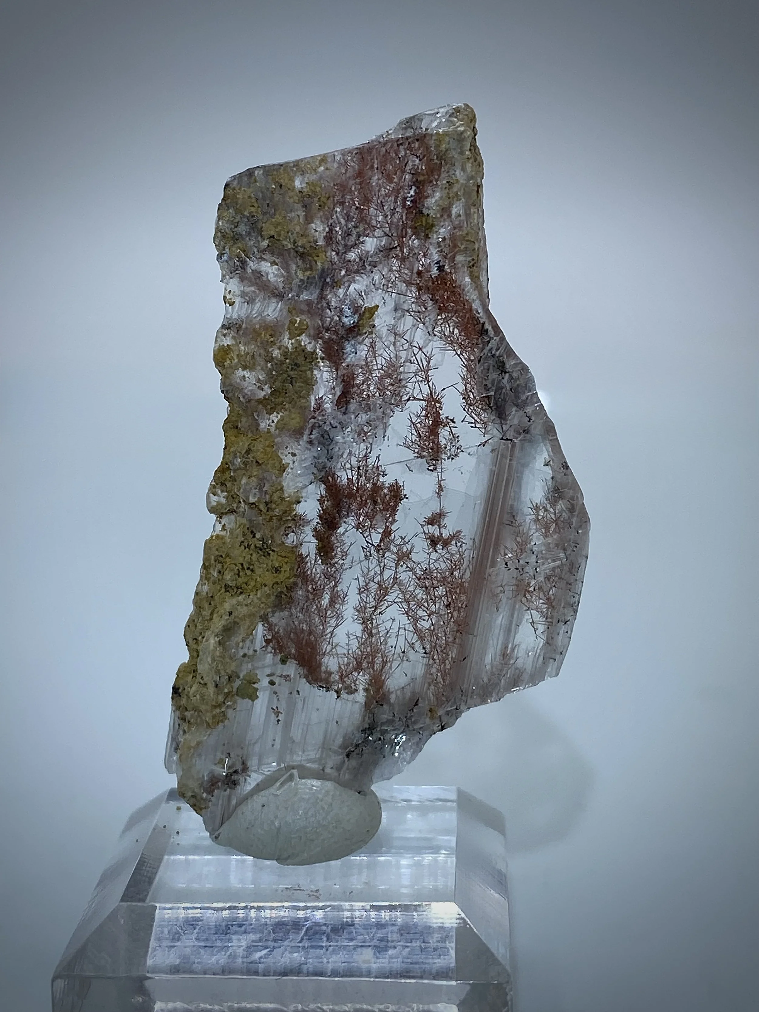 COPPER CRYSTALS IN GYPSUM -  MISSION PIT, ARIZONA 7.jpeg