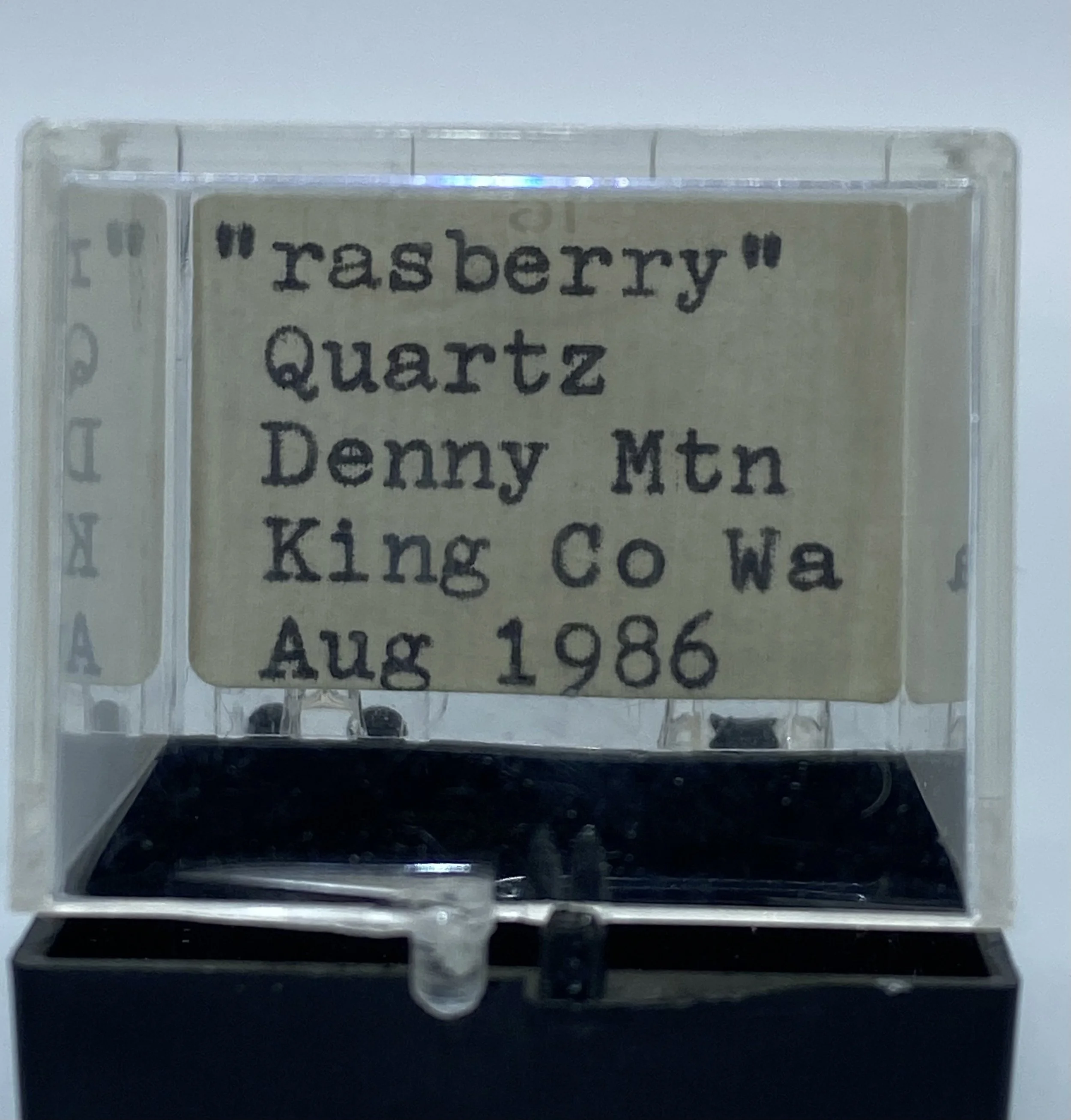 Raspberry Quartz - Denny Mountain, King County, Washington 6.jpeg