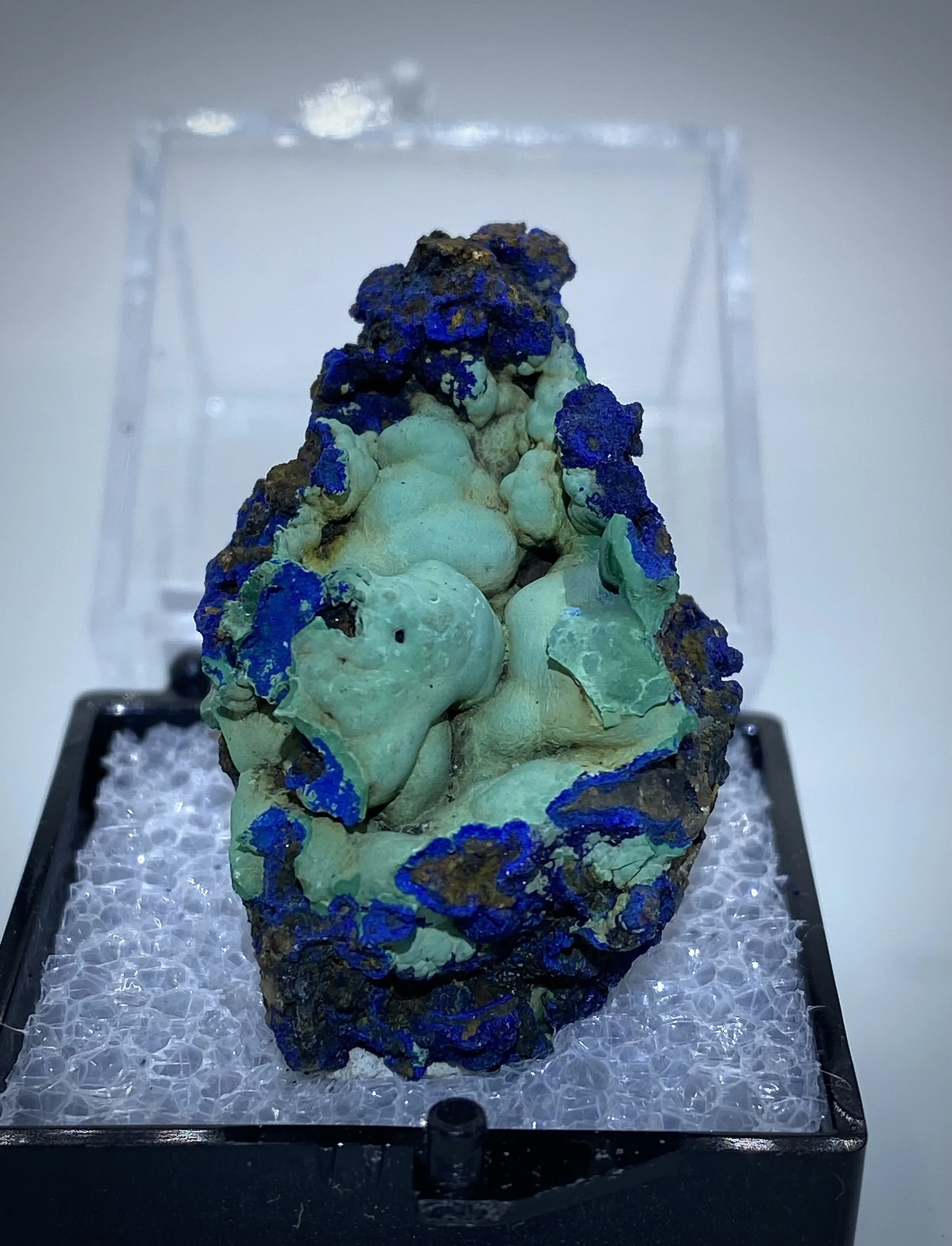 MALACHITE ON AZURITE - LILYAMA MINE, CALIFORNIA 1.jpeg