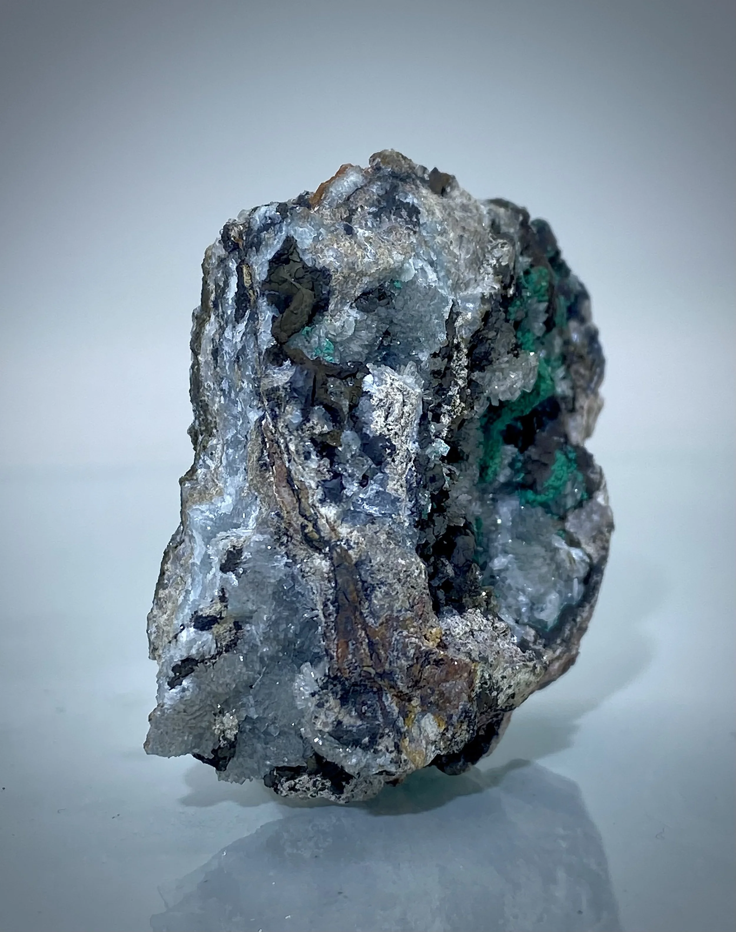 Rosasite & Hemimorphite - 4th Level 79 Mine, Dripping Springs Mtns, Gila County, Arizona, USA  4.jpeg