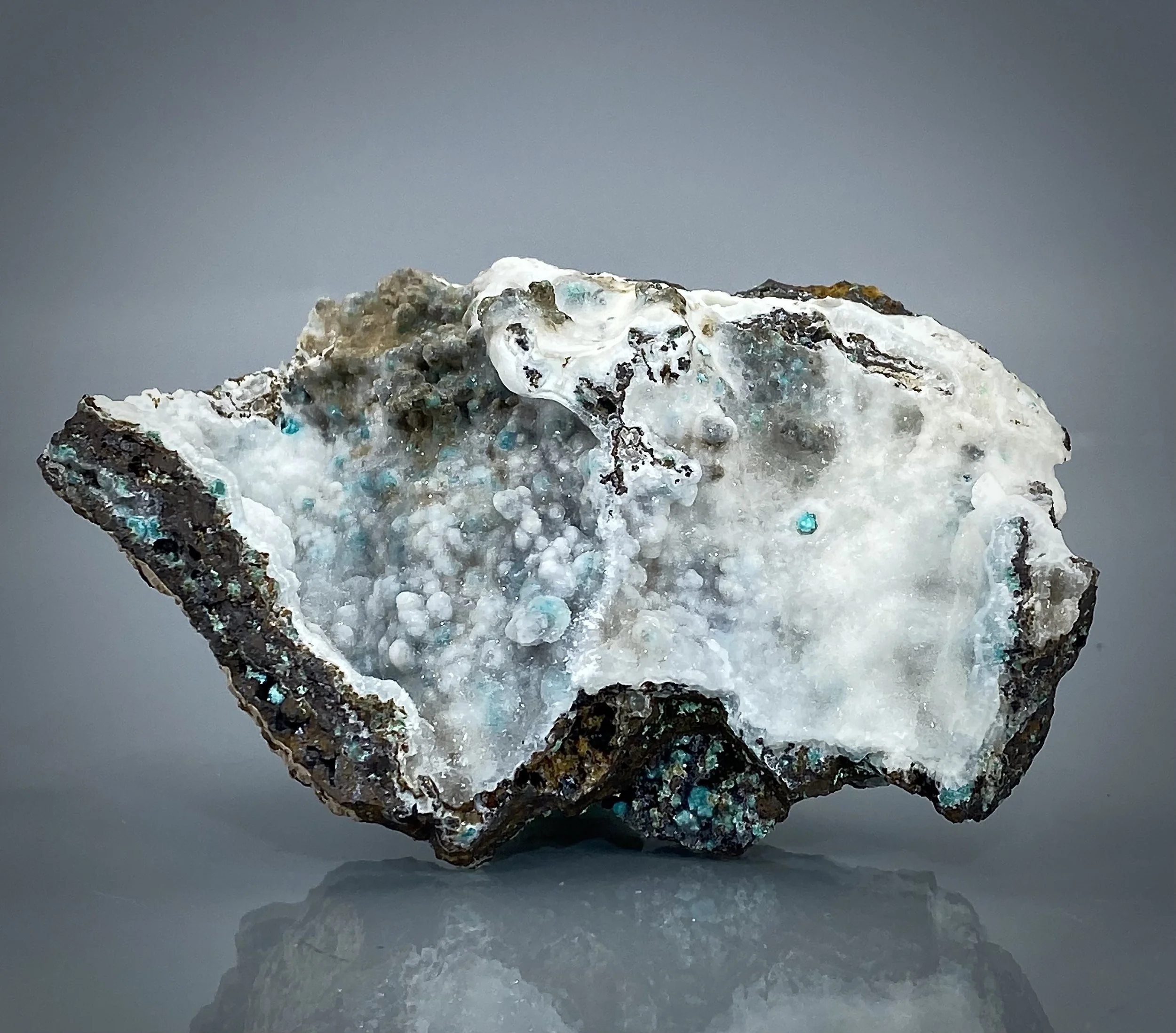 Calcite & Rosasite, Arizona