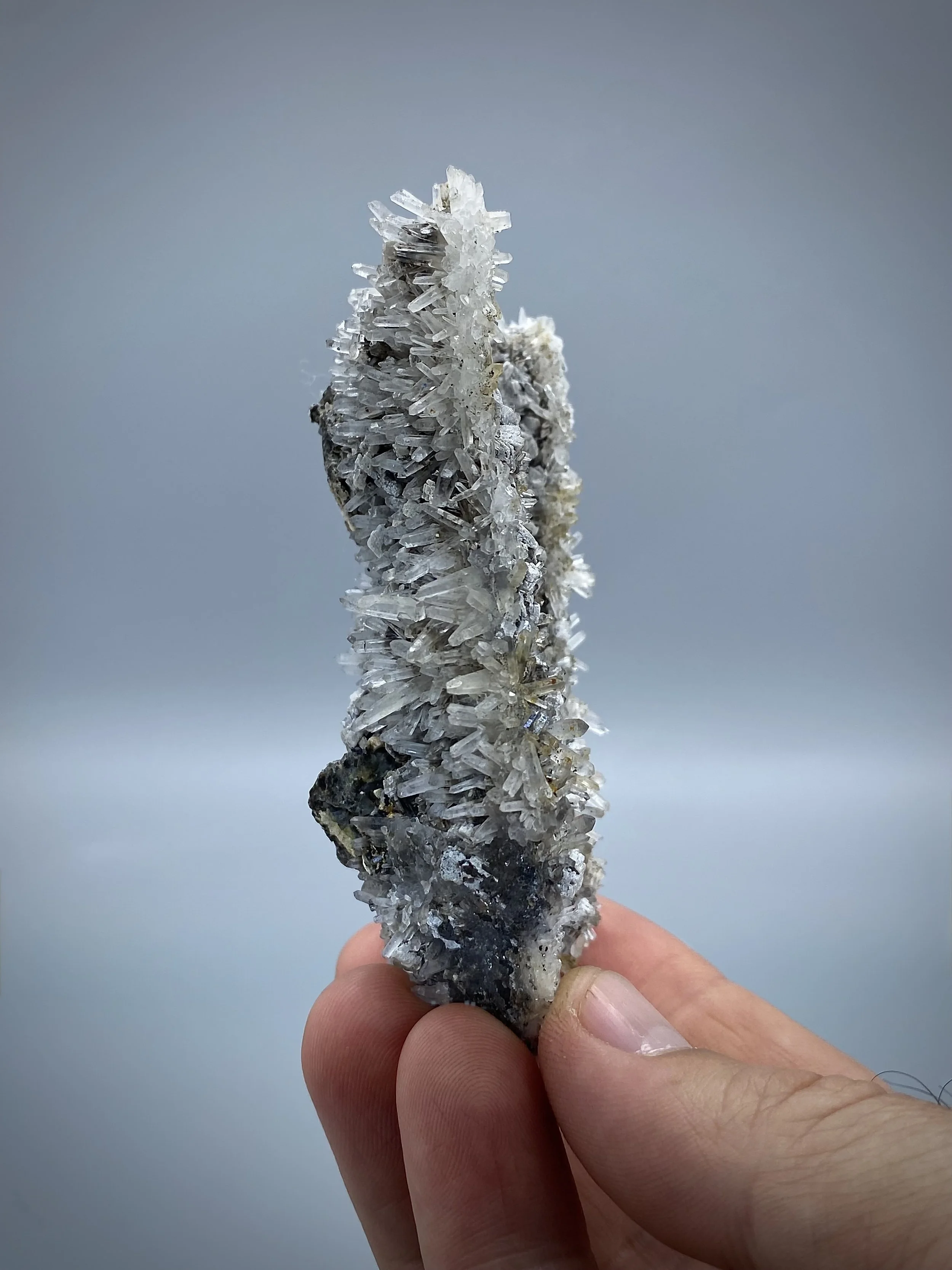 Quartz after Barite - Main Level, Deer Trail Mine, Marysvale, Utah 6.jpeg