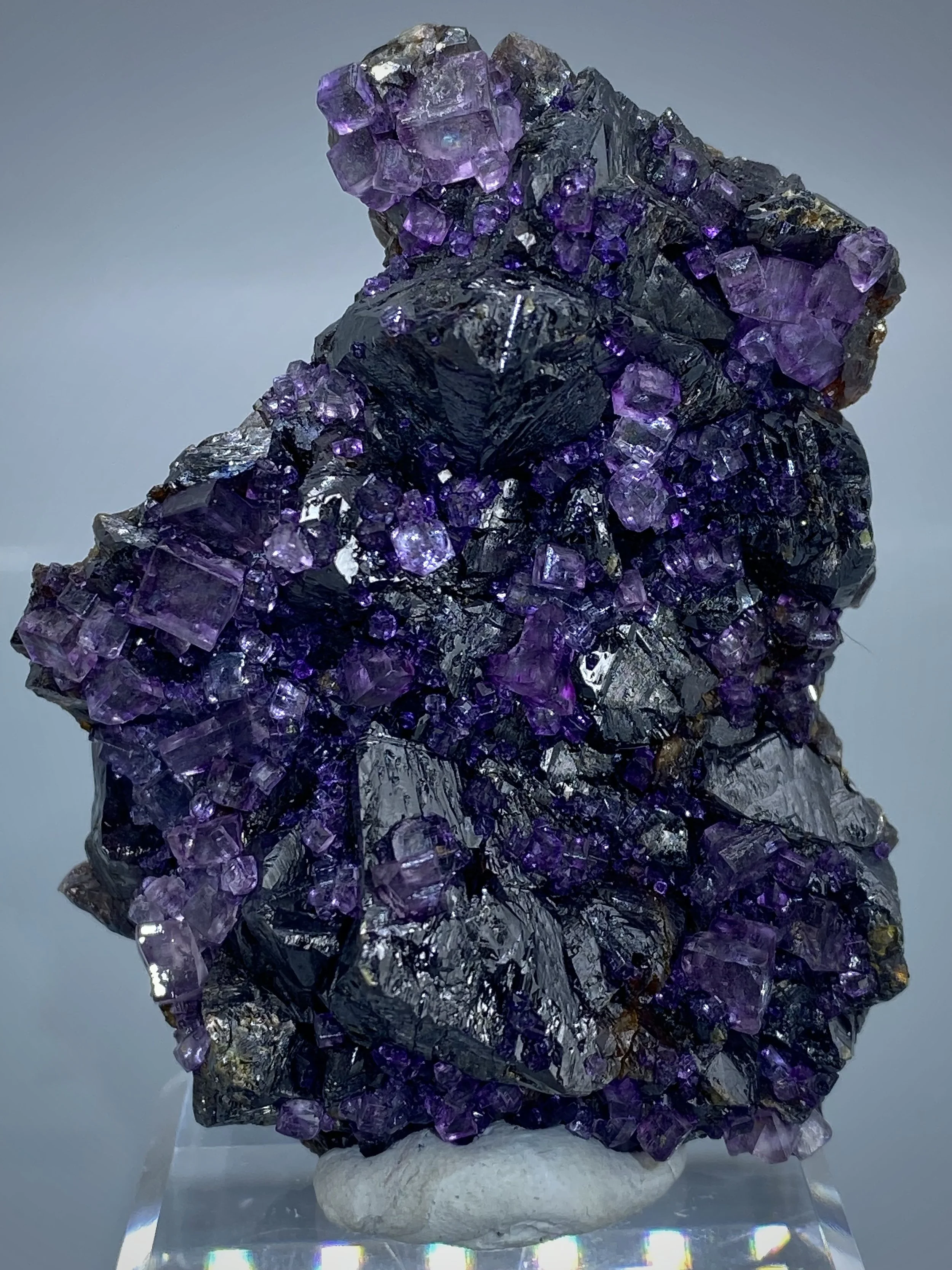 Fluorite with Sphalerite, and Baryite, Denton Mine, Harris Creek, Hardin County, Illinois 8.jpeg