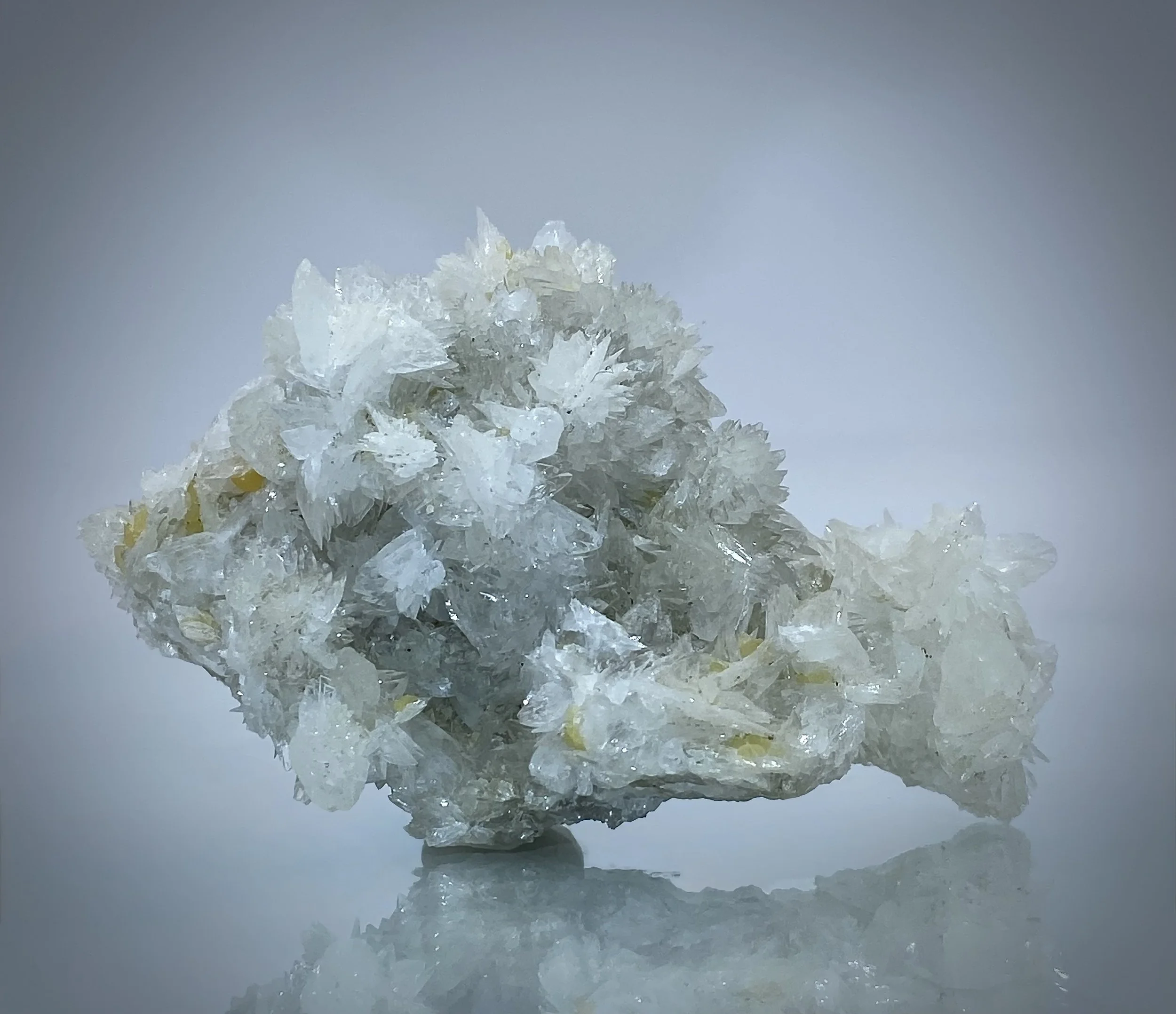 Colemanite w: Calcite - Rio Tinto Borax Pit, Boron, Kern County, Ca. 1.jpeg