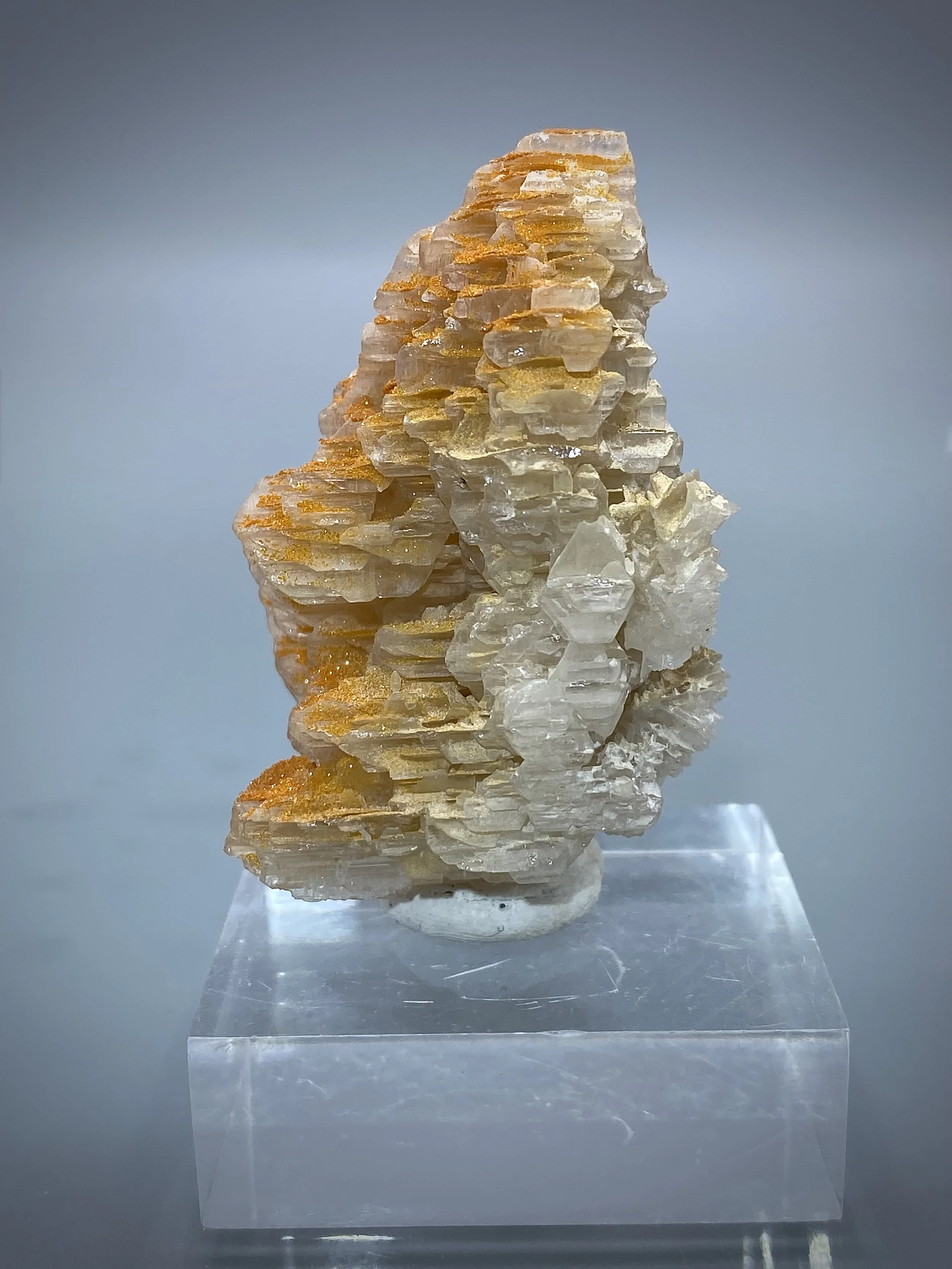 Cerrusite with Wulfenite, Iran (Nakhlak Mine, Isfahan) 6.jpeg