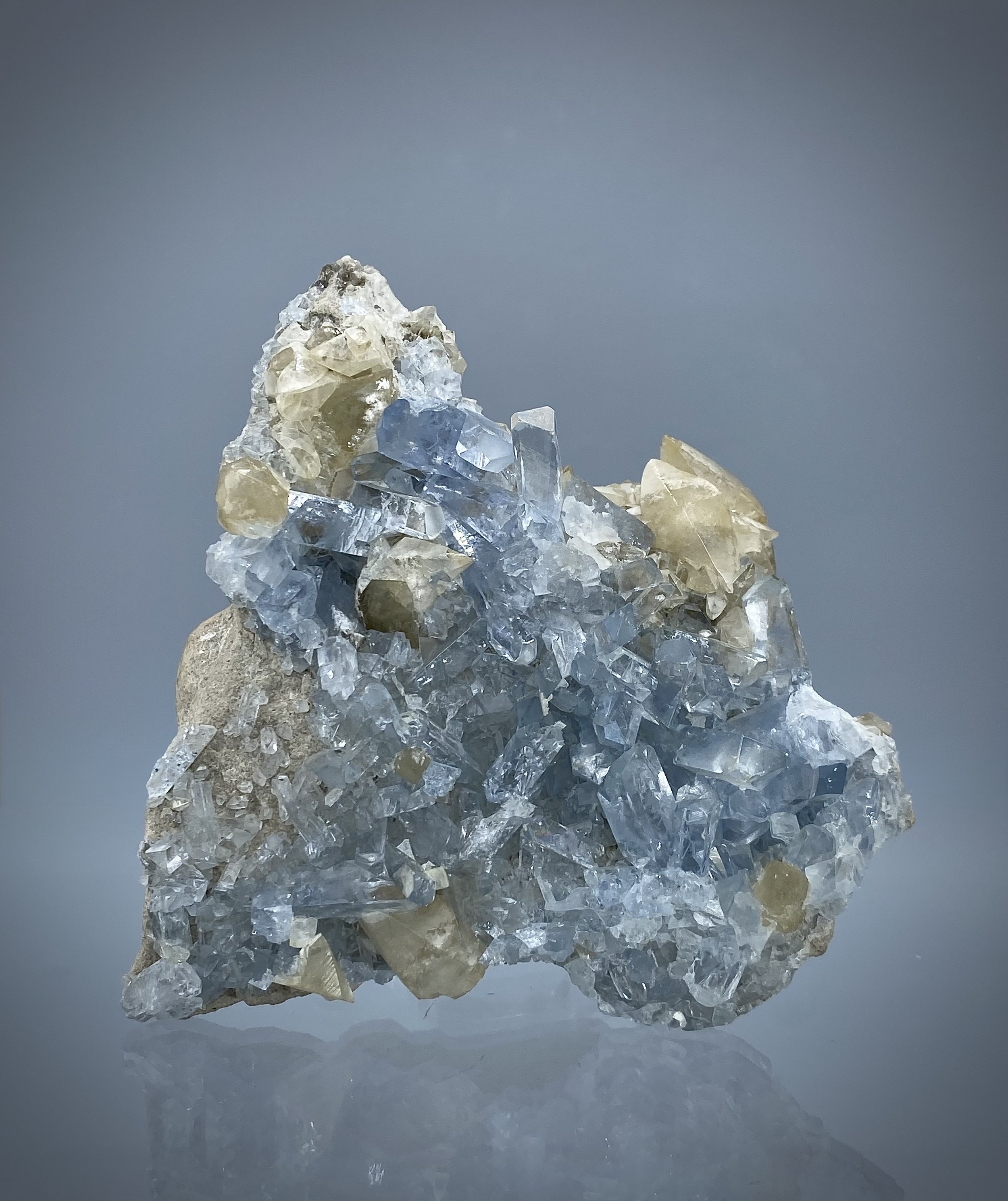 Celestite & Calcite