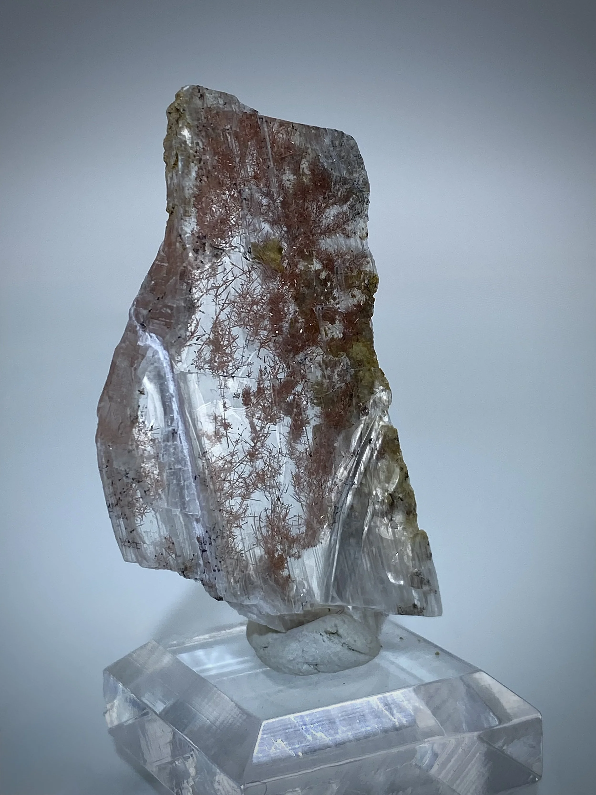 COPPER CRYSTALS IN GYPSUM -  MISSION PIT, ARIZONA 4.jpeg