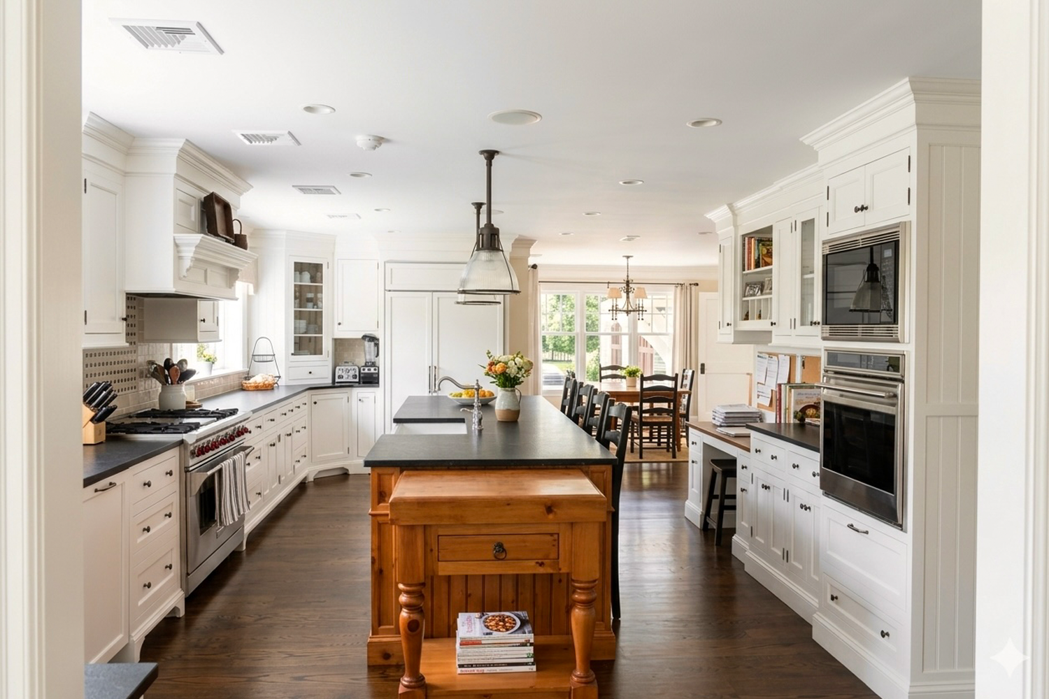 1950s New Canaan, CT ranch kitchen remodel, before: tight original kitchen.