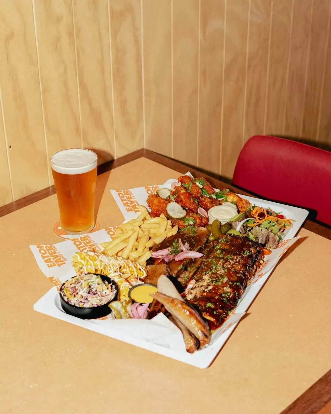 Join us tomorrow for GRILL N' CHILL Thursday's ⚡

Take on the ultimate American BBQ platter solo or share the feast for two!

For bookings follow the link in our bio.