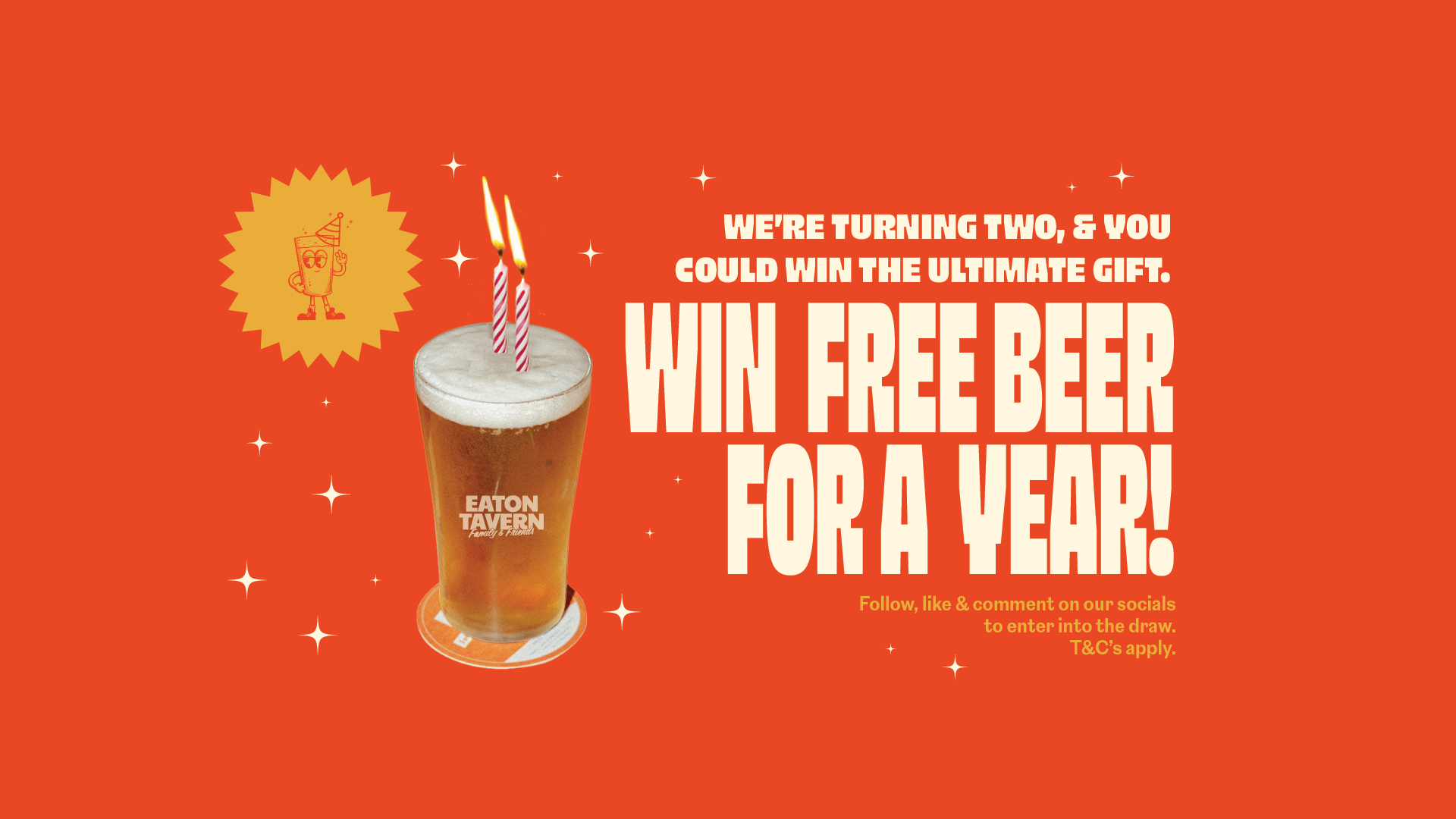 WIN FREE BEER FOR A YEAR!