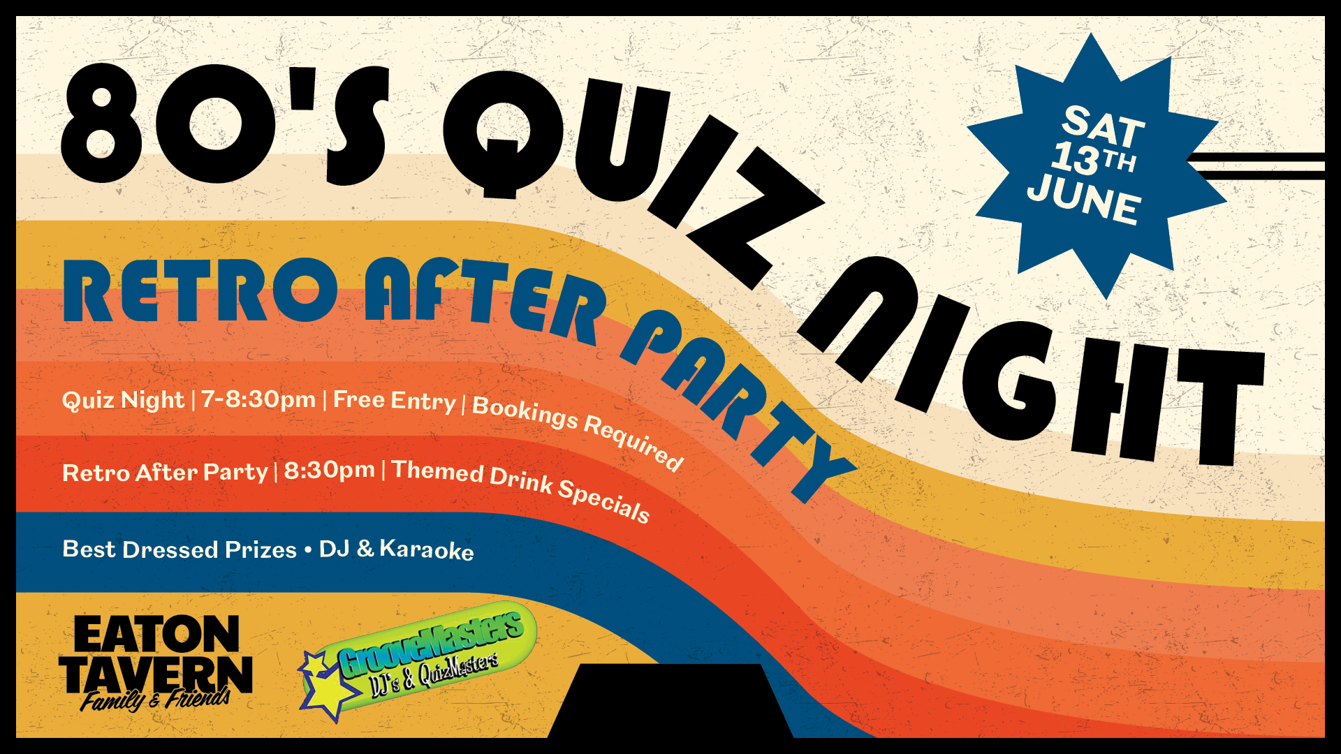 80's Quiz & Retro Night