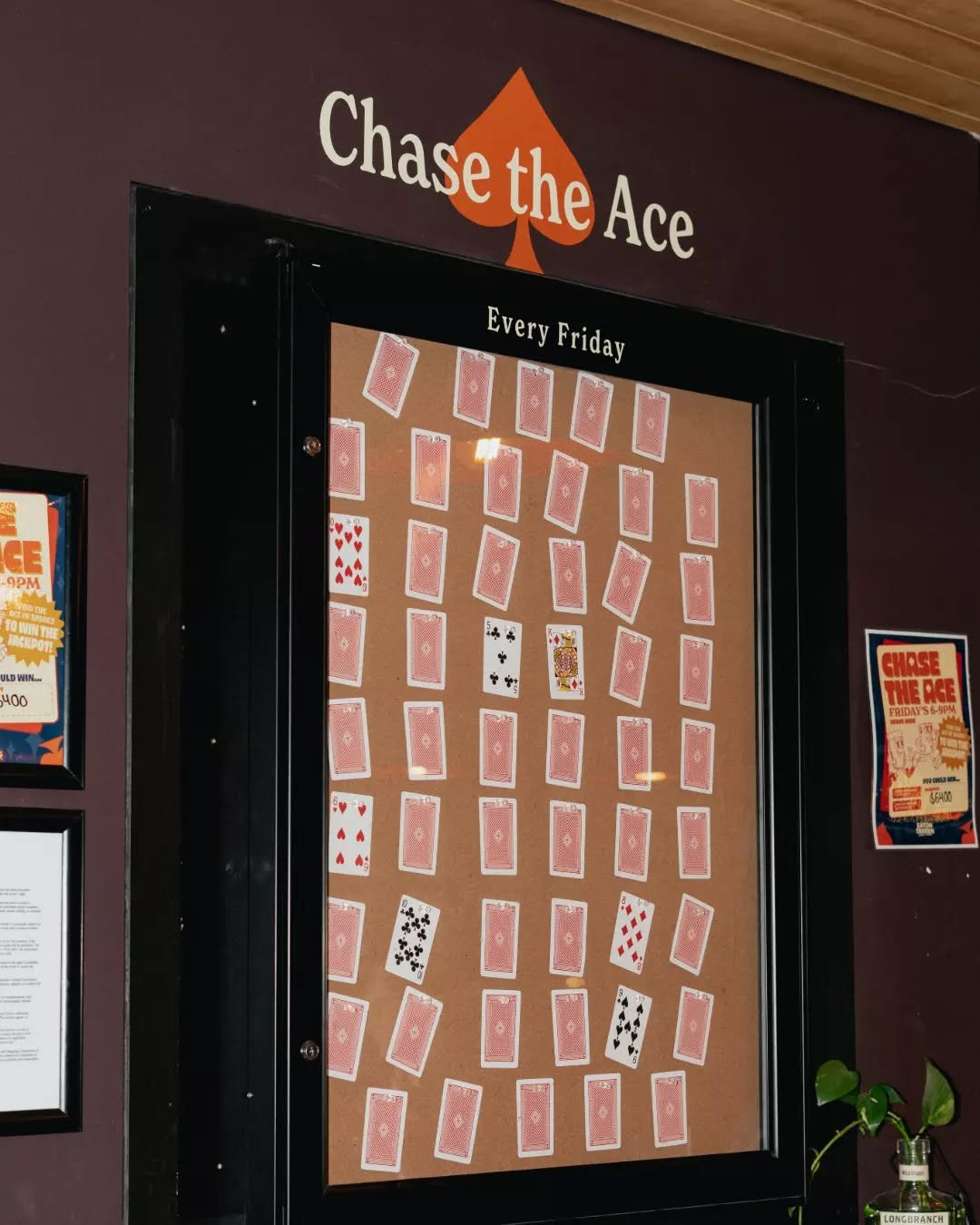 Every Friday from 6pm we&rsquo;re giving you the chance to bag this Ace, and this week the jackpot is at $9000!

🍻 Buy a drink = 1 ticket
🍽️ Buy a meal = 2 tickets

Grab your mates, grab a feed, and get ready to Chase the Ace at Eaton.