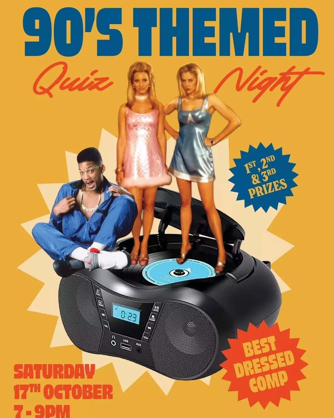 It&rsquo;s time to head back to the 90&rsquo;s!

Join us on Saturday, 17 October to test your 90&rsquo;s knowledge and get ready for a night of throwbacks at Eaton Tav.

🎤 Free event
🏆 1st, 2nd &amp; 3rd place prizes
👗 Best Dressed prizes
🍻 Drink