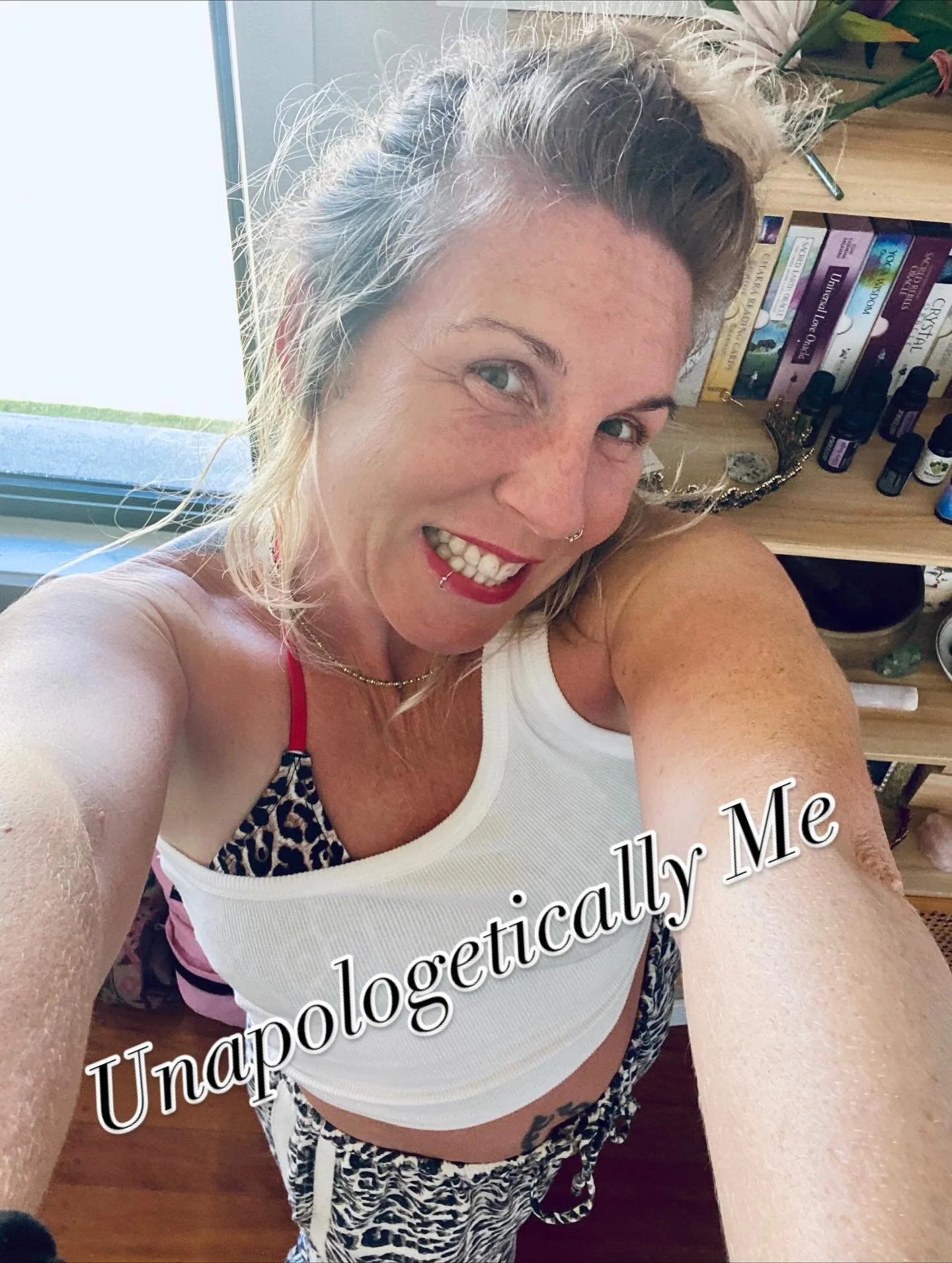 This is me, unapologetically! 
Reclaiming the woman I muted, softened, and abandoned to survive&hellip; especially in relationships.

My 19-year-old self came back to me on retreat, wild, expressive, free, loud in the most soulful way.
And when she a