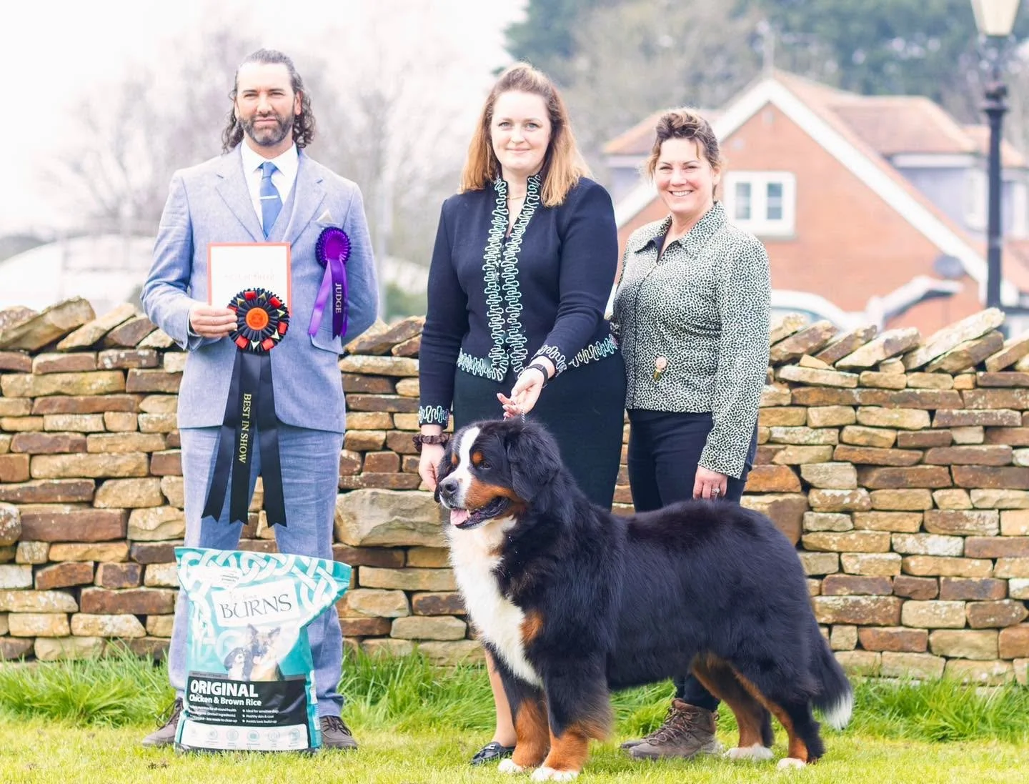 At the  Northern Bernese Mountain Dog Club Show on Sunday, we had a super day under breed specialist judge Lee Reynolds;

FORBES 🩵 CH Waldershelf Fame&rsquo;n Fortune
🏆DCC &amp; BEST IN SHOW

Just turning 9 months old our Nora x Forbes babies also 
