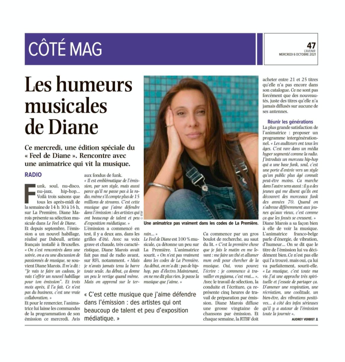 Les Humeurs Musicales de Dianes Marois