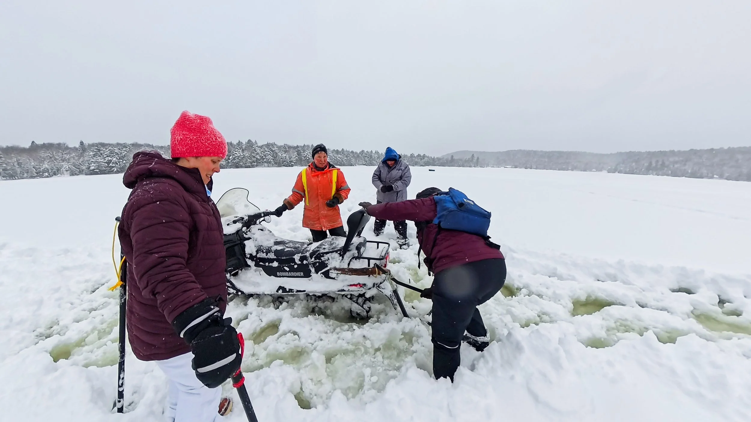 What Goes Wrong When Ice Fishing During Polar Temperatures and Heavy Snow