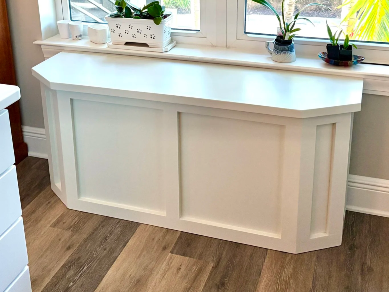 24" high "Clip Front" Window Seat Storage Bench