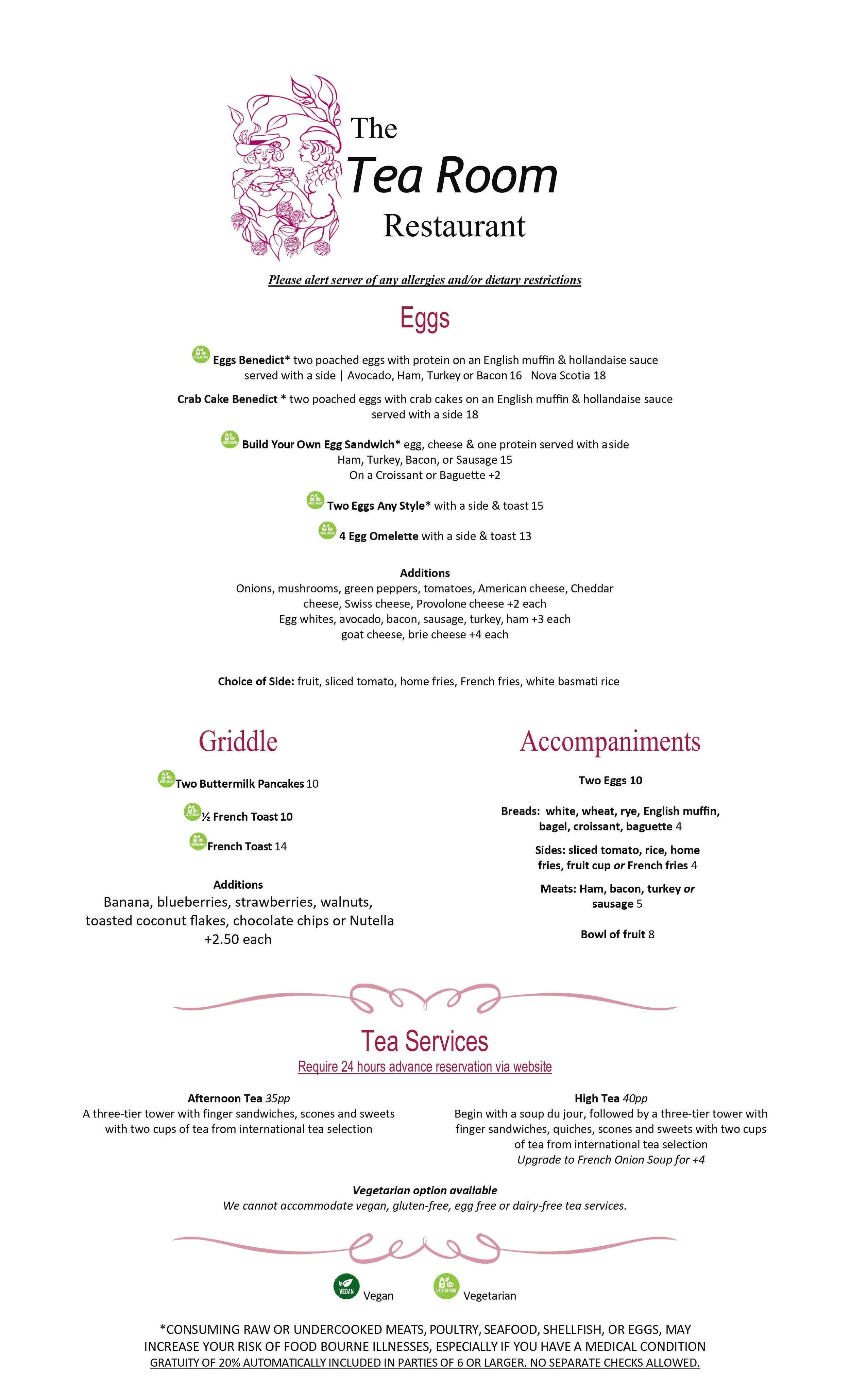 breakfast Tea Room Miami