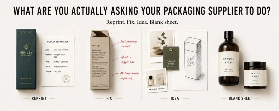 What are you actually asking your packaging supplier to do?