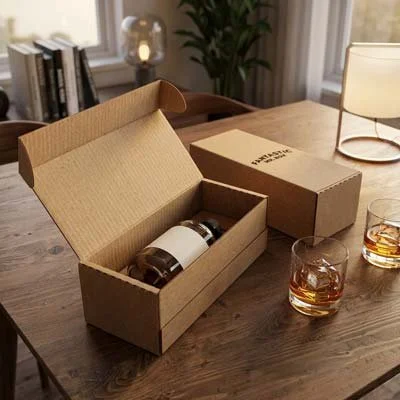SnugBoxPremium Sustainable Spirits Ecommerce Packaging