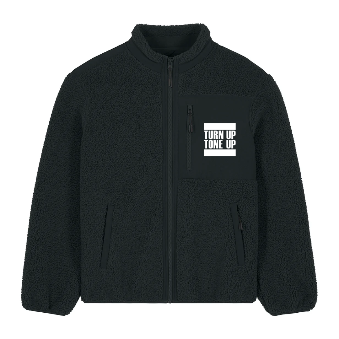 TUTU Full Zip Fleece | White Logo