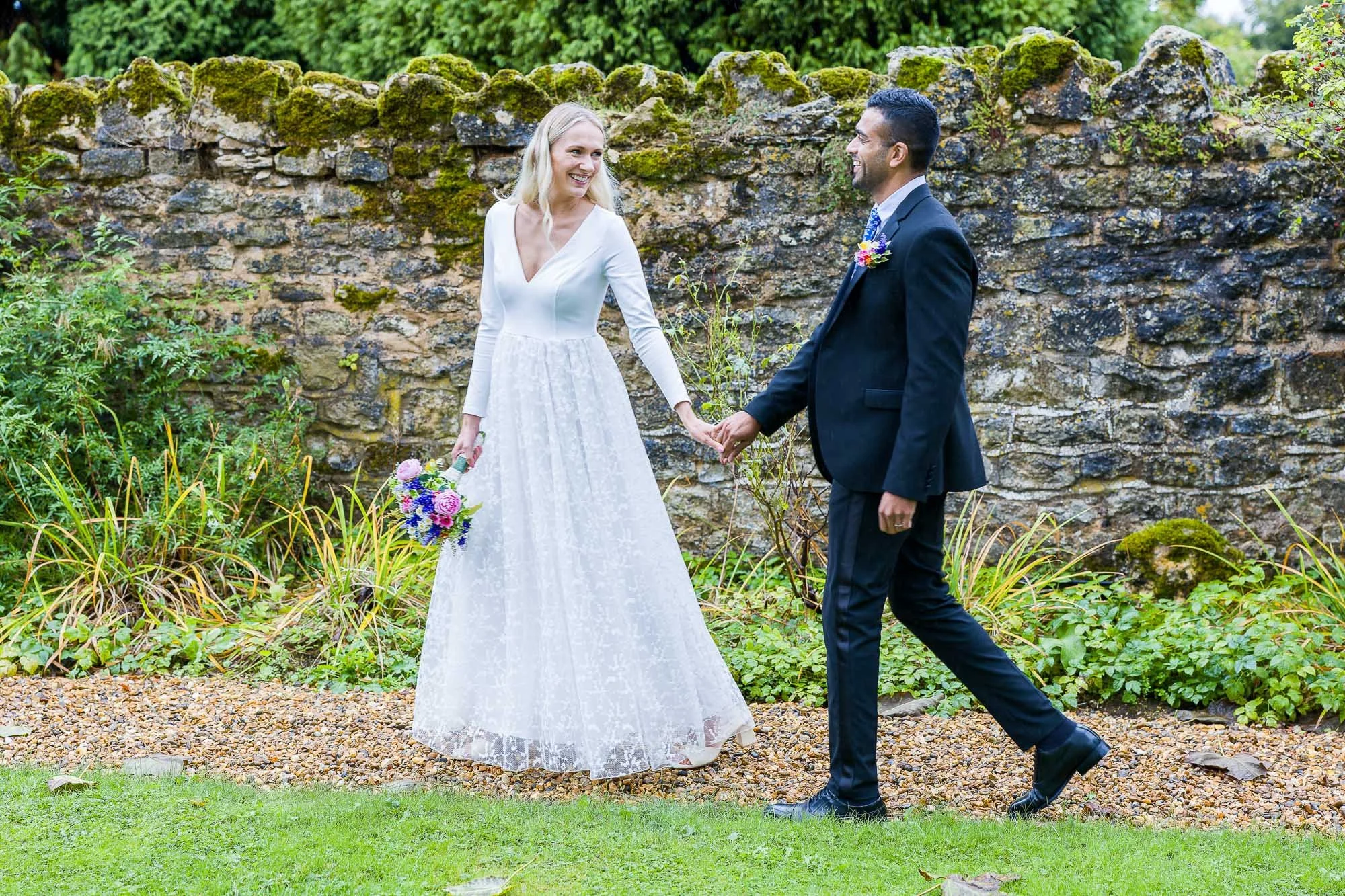 Multicultural wedding at Notley Abbey