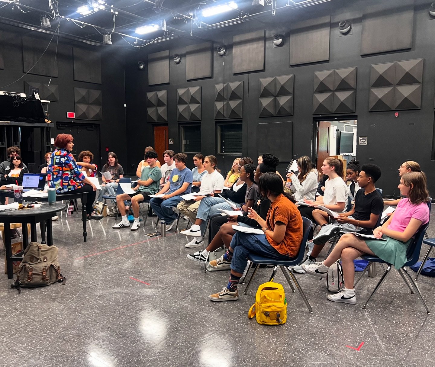 Working on our dialects with the fabulous dialect coach, Ginny Kopf. We are grateful for her leadership on bringing Harry Potter to life! Tickets are on sale September 3. You don’t want to miss this! www.dphstheatre.com #cursedchilddp