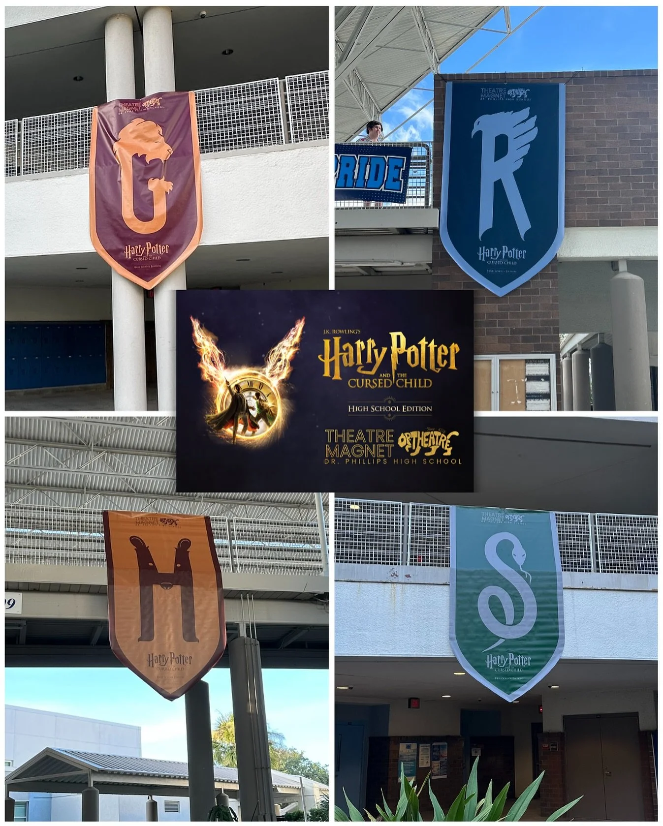 DP just became a little more magical. The enchantment of Hogwarts is appearing on our campus in preparation for our upcoming production of Harry Potter and the Cursed Child High School Edition. Tickets on sale now! www.dphstheatre.com #cursedchildd