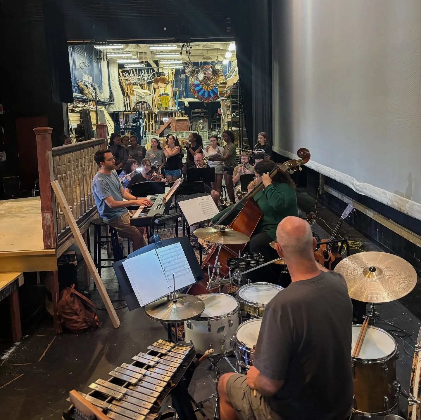 Today we had our sitzprobe for 1776 &mdash; and wow, what a moment. Hearing our all-female cast sing with the orchestra for the first time was electric. The harmonies, the power, the passion&hellip; it&rsquo;s revolutionary in every sense.
This isn&r