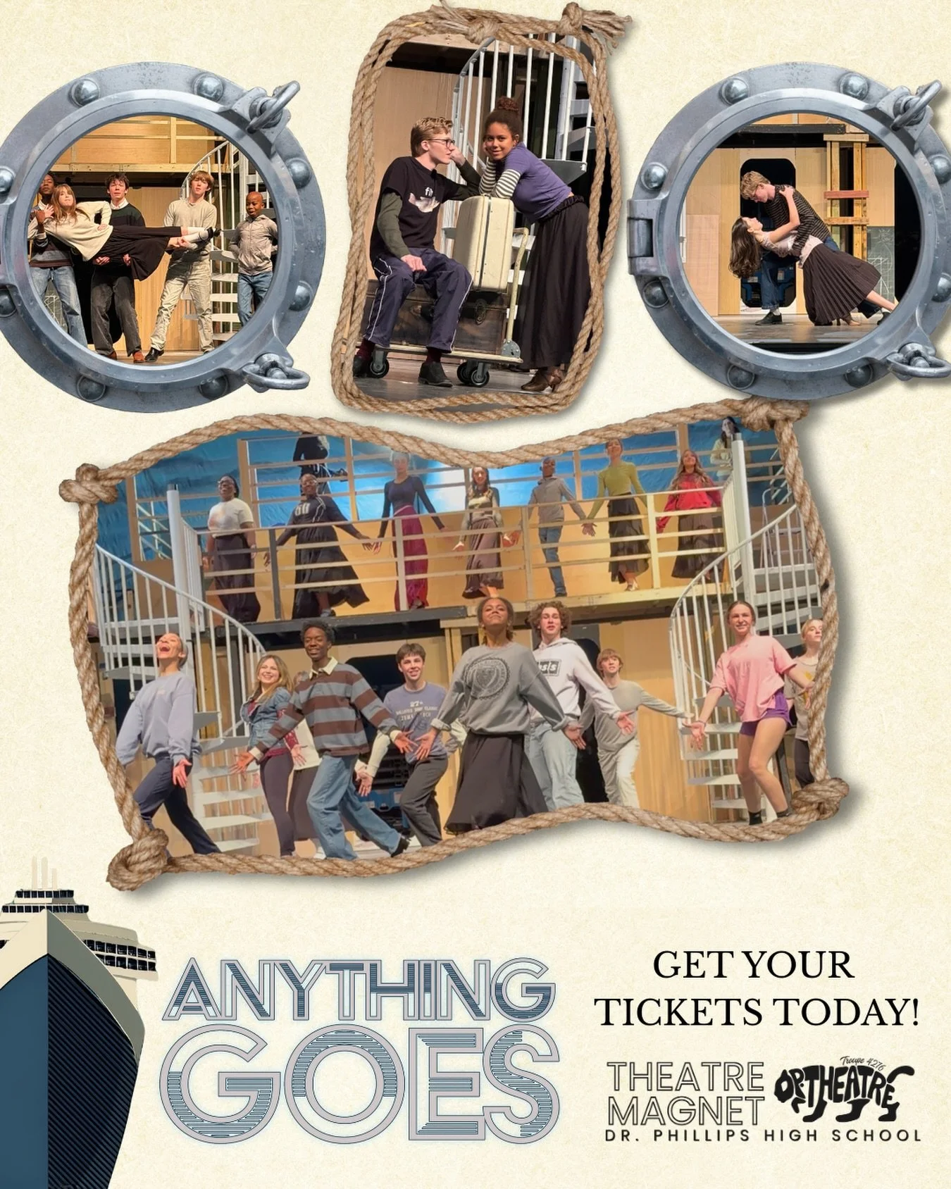 Rehearsal shots! Don&rsquo;t miss your chance to catch this madcap musical comedy! Tickets are on sale now at www.dphstheatre.com